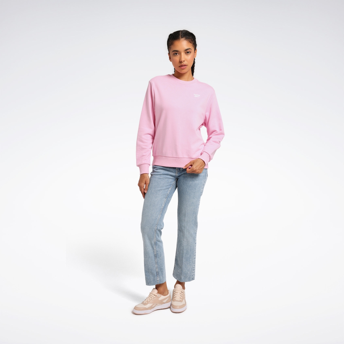 ri-sl-ft-crew-pembe-kadin-sweatshirt