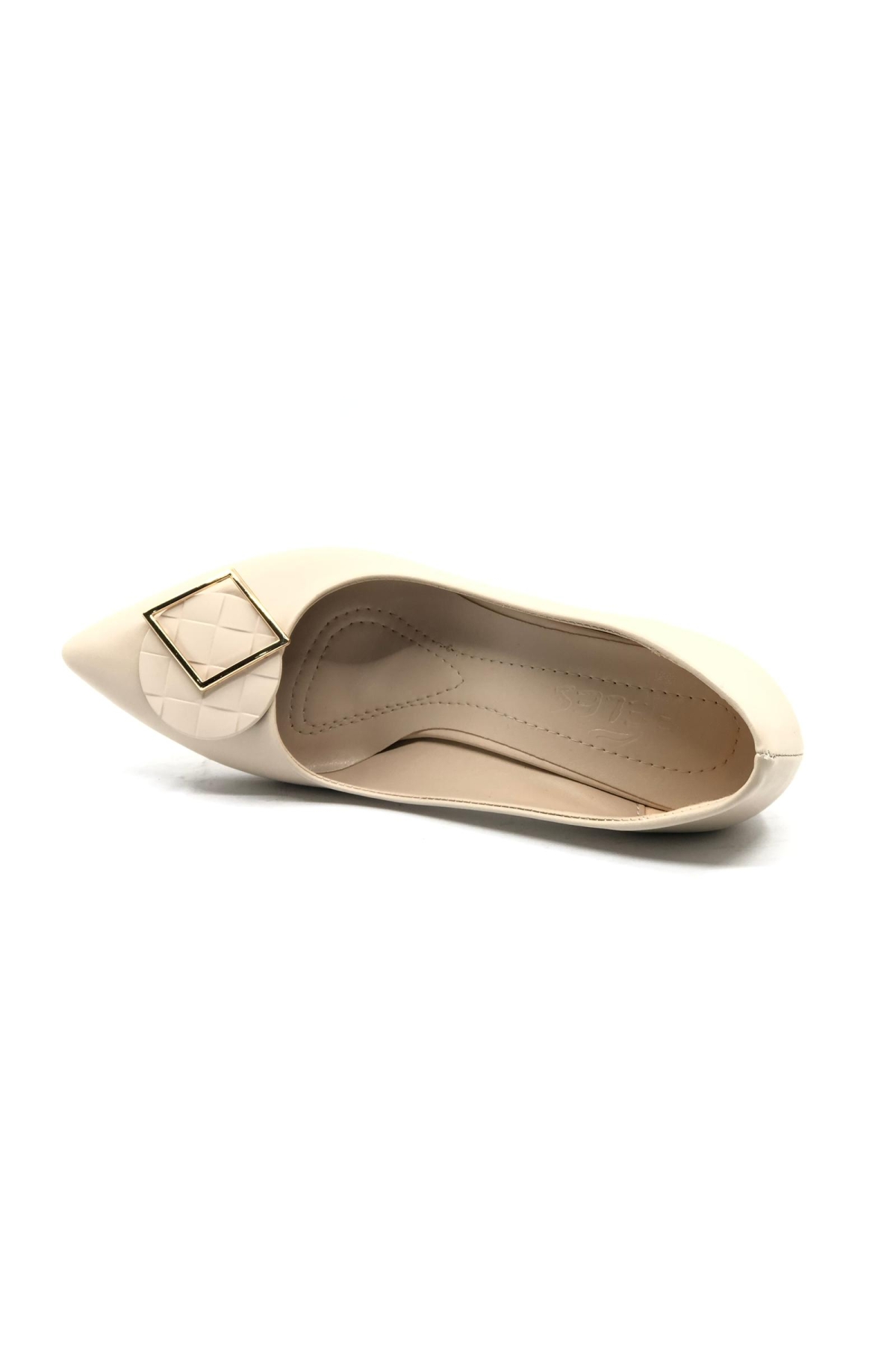 Toka Detaylı Stiletto Kadın Topuklu Ayakkabı - Görsel 6