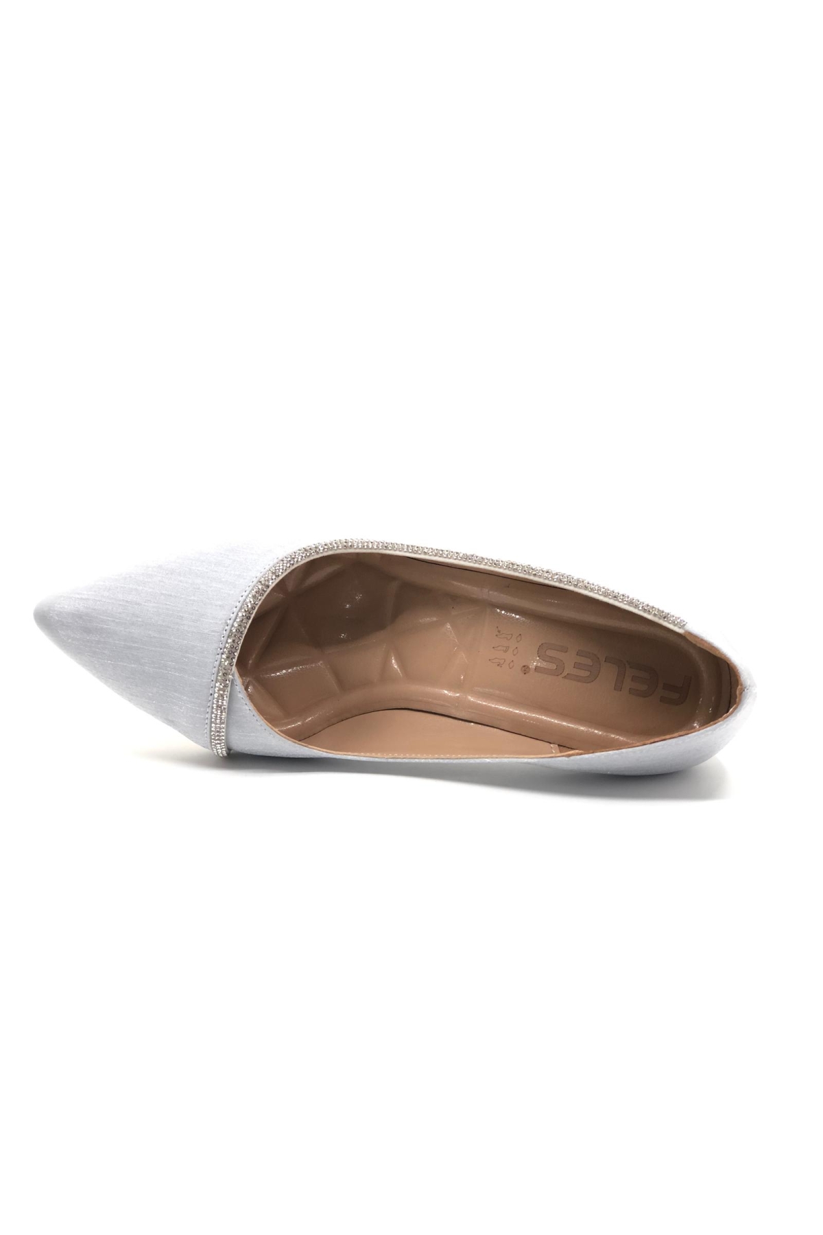 Şerit Taş Detaylı Stiletto Kadın Topuklu Ayakkabı - Görsel 6