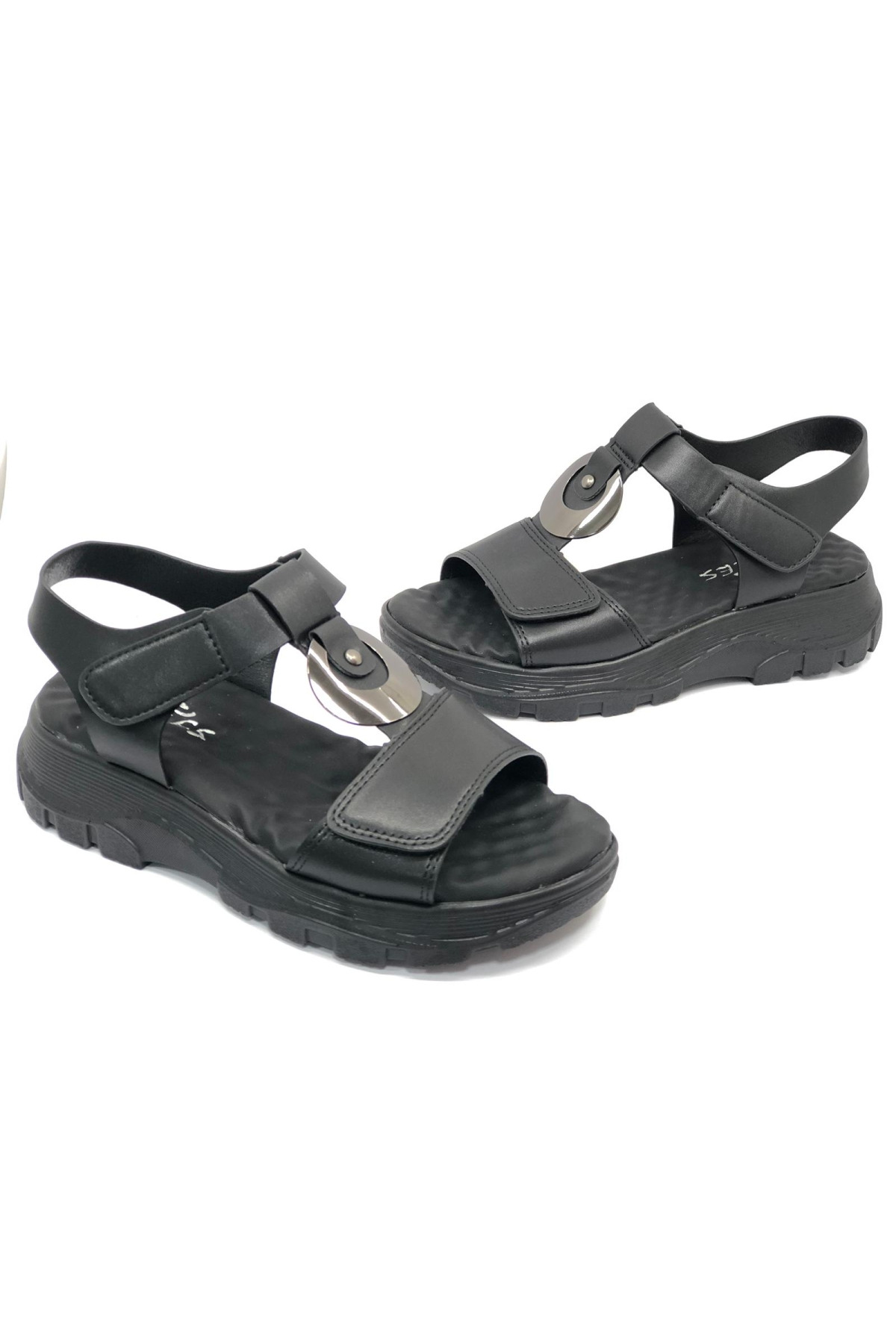 Kalın Ortapedik Taban Kadın Sandalet - Görsel 3