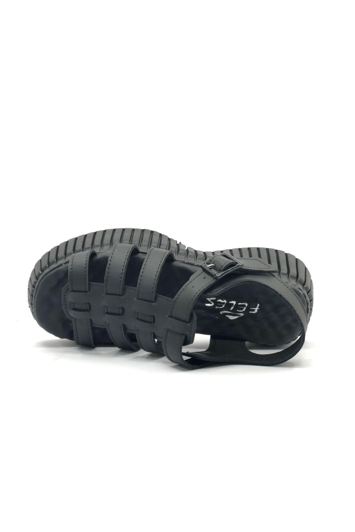 Ortapedik Kalın Taban Kadın Sandalet - Görsel 5