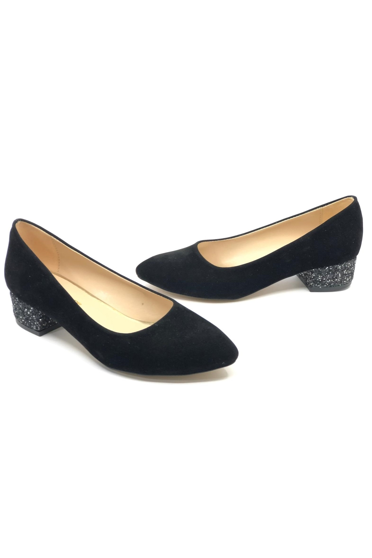 Ökçe Taşlı 3 cm Kadın Topuklu Ayakkabı - Görsel 2