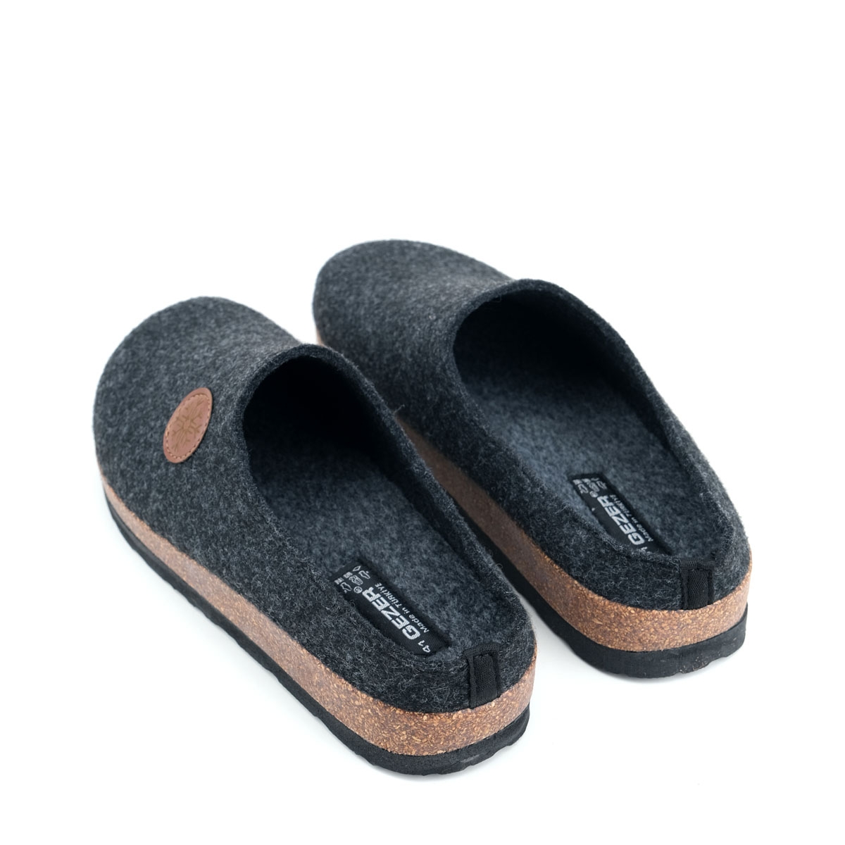 Kışlık Mantar Taban Ev Bahçe Rahat Taban Erkek Terlik - Görsel 3