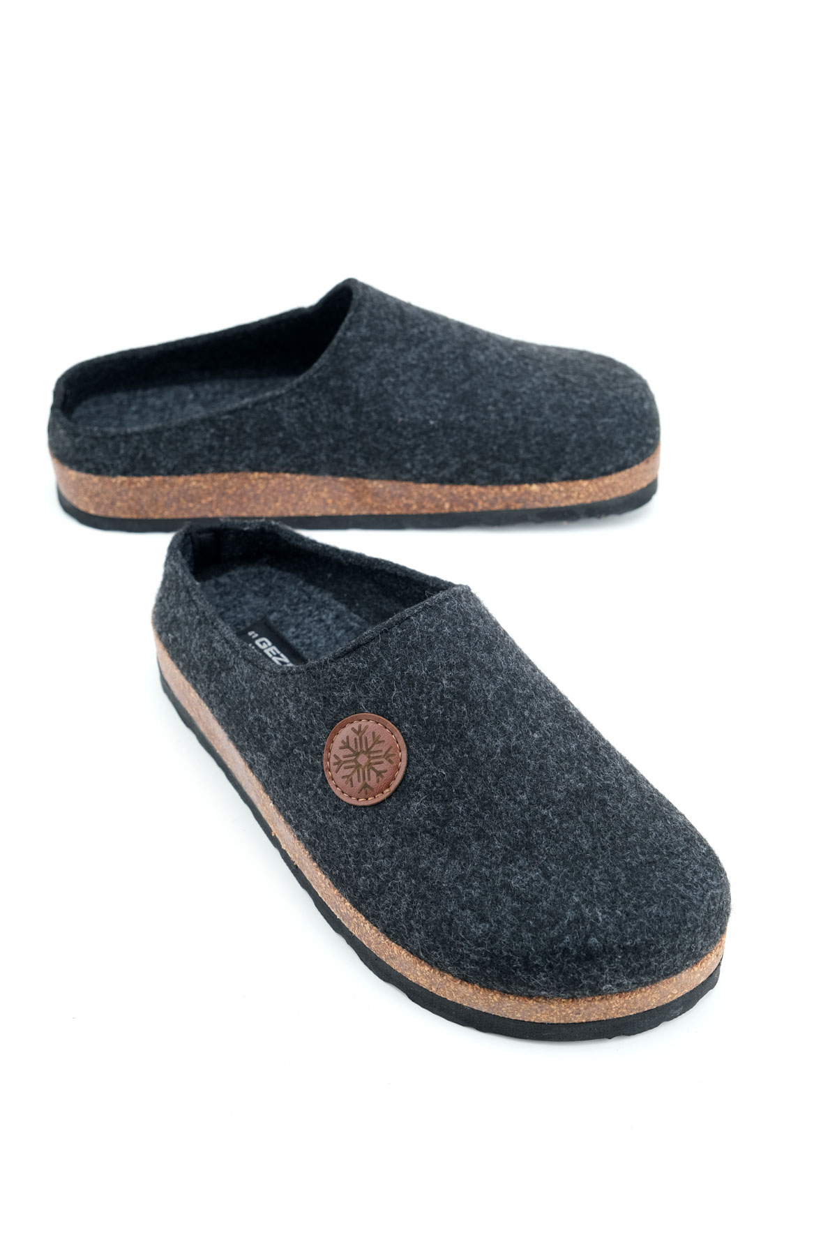 Kışlık Mantar Taban Ev Bahçe Rahat Taban Erkek Terlik - Görsel 5