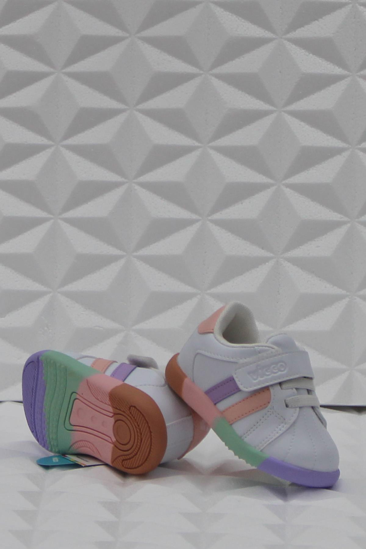 950.B24K.453 Pembe Heika İlk Adım Kız Çocuk Ayakkabı - Görsel 5