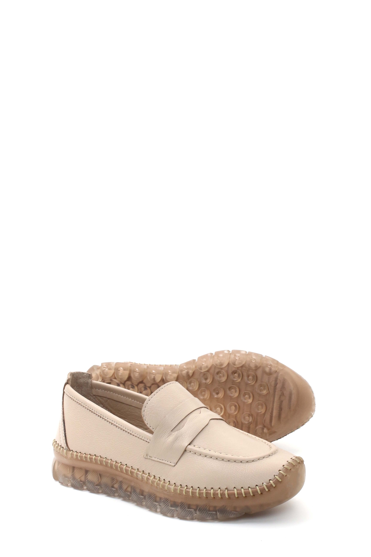 Hakiki Deri Kadın Casual Ayakkabı 609ZA740 - Görsel 4