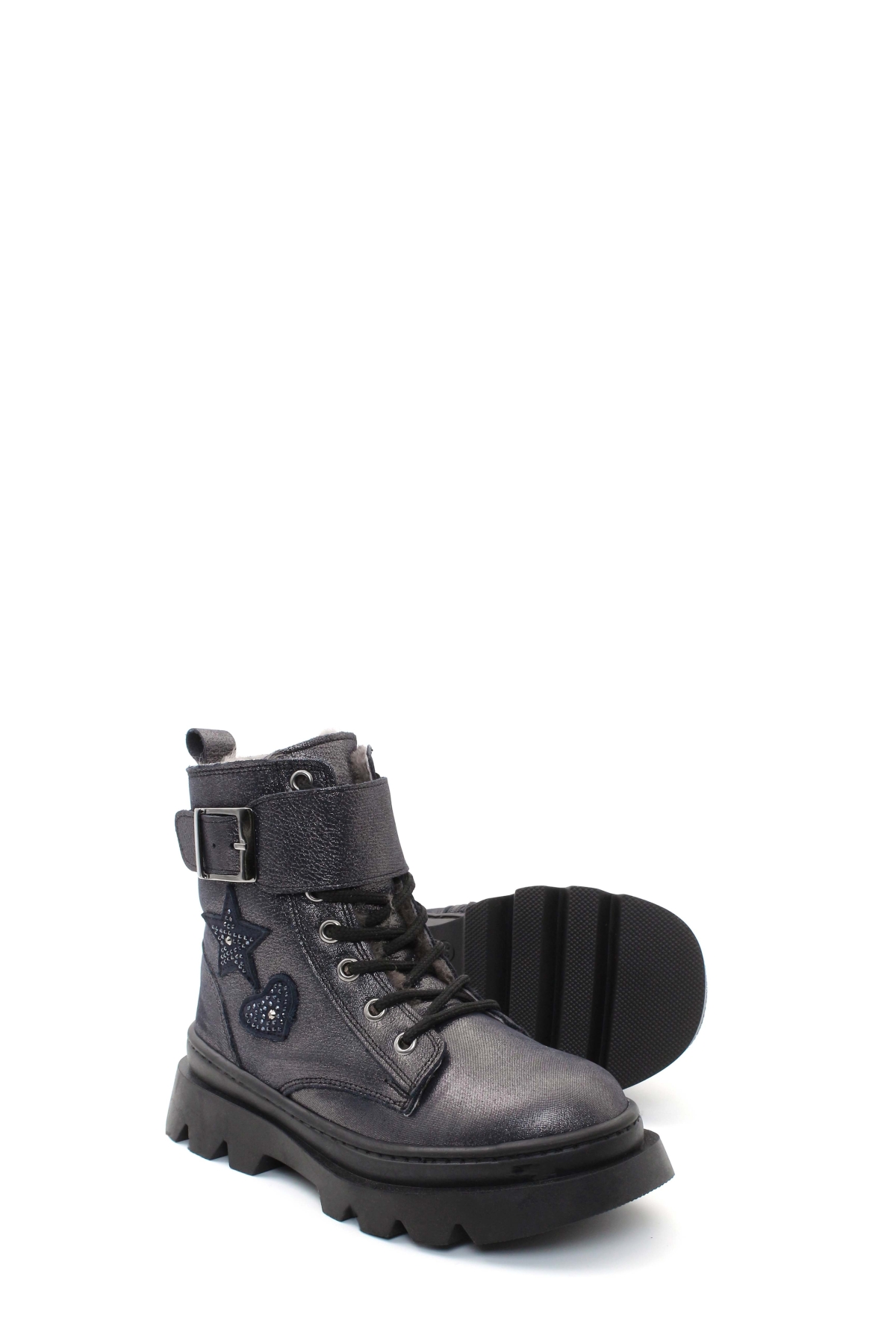 Hakiki Deri Kürklü Unisex Çocuk Klasik Bot 157KXA1774 - Görsel 4