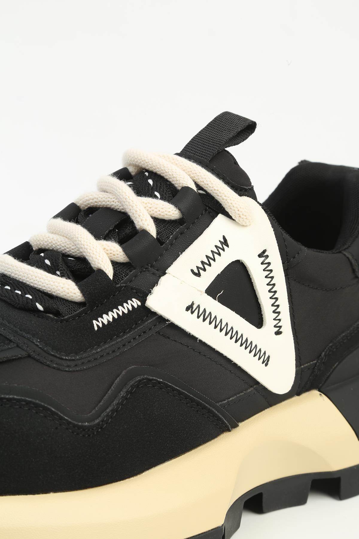 ® Siyah Kadın Spor Ayakkabı İTHAL PCI-11004 - Görsel 5