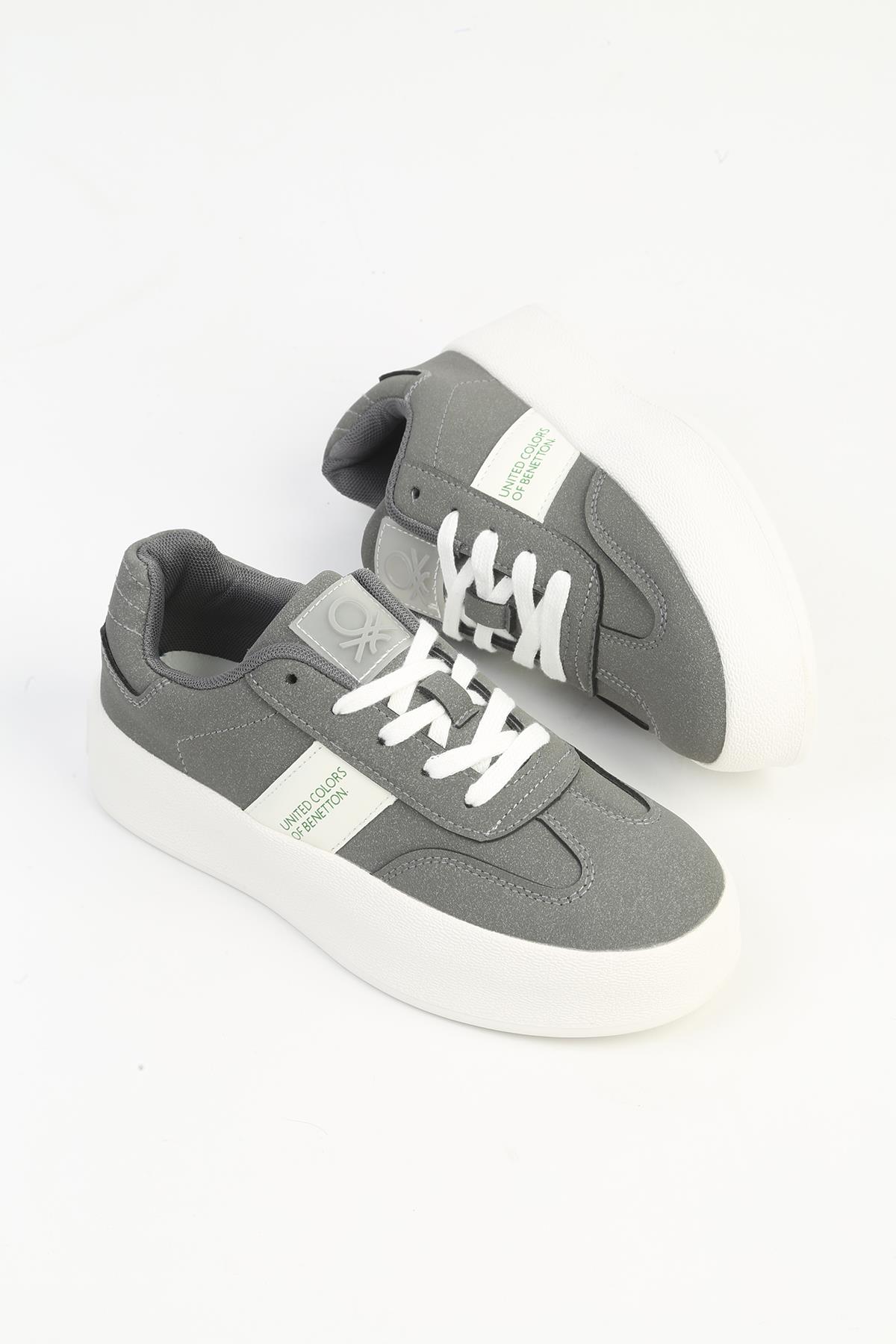 ® Gri Kadın Spor Ayakkabı İTHAL BNI-11241 - Görsel 5