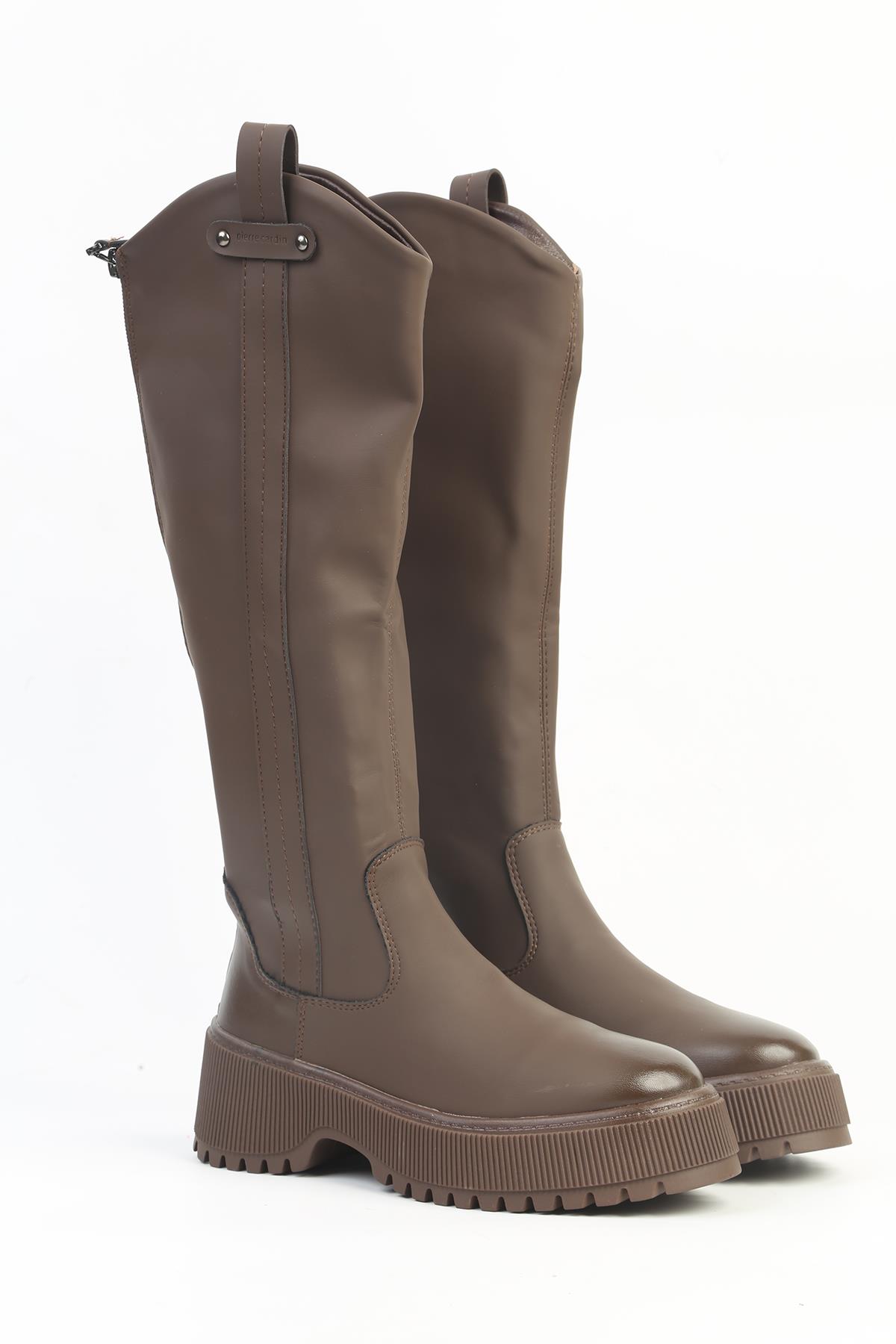 ® Kahve Kadın Çizme İTHAL PCI-11196 - Görsel 3