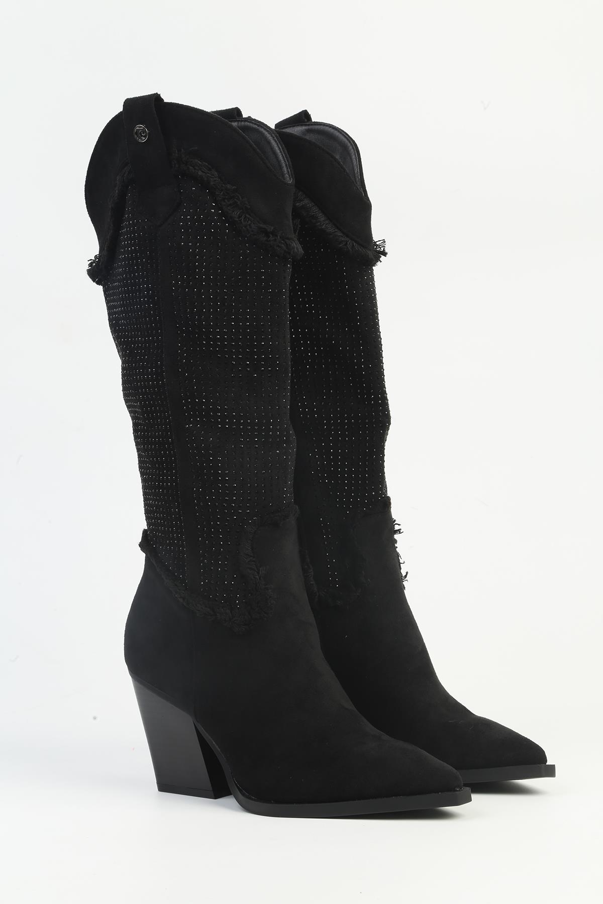® Siyah Kadın Çizme PCI-11164 - Görsel 3