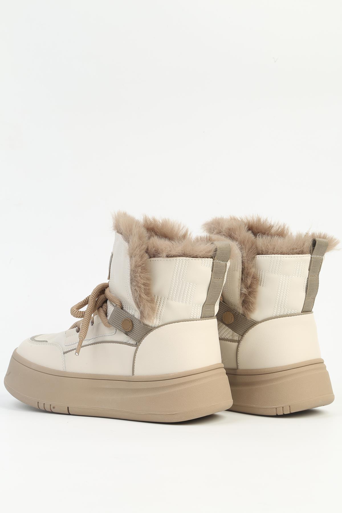 ® Krem Kadın Bot İTHAL PCI-11188 - Görsel 5