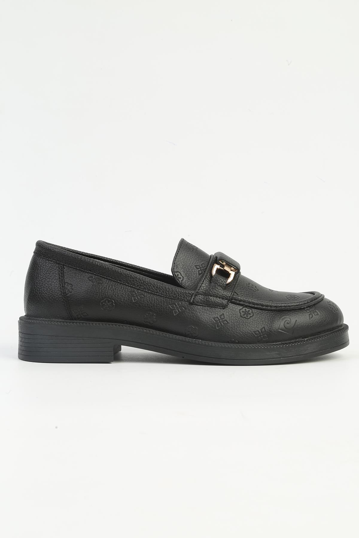 ® | PC-54117 - Kadın Siyah Loafer