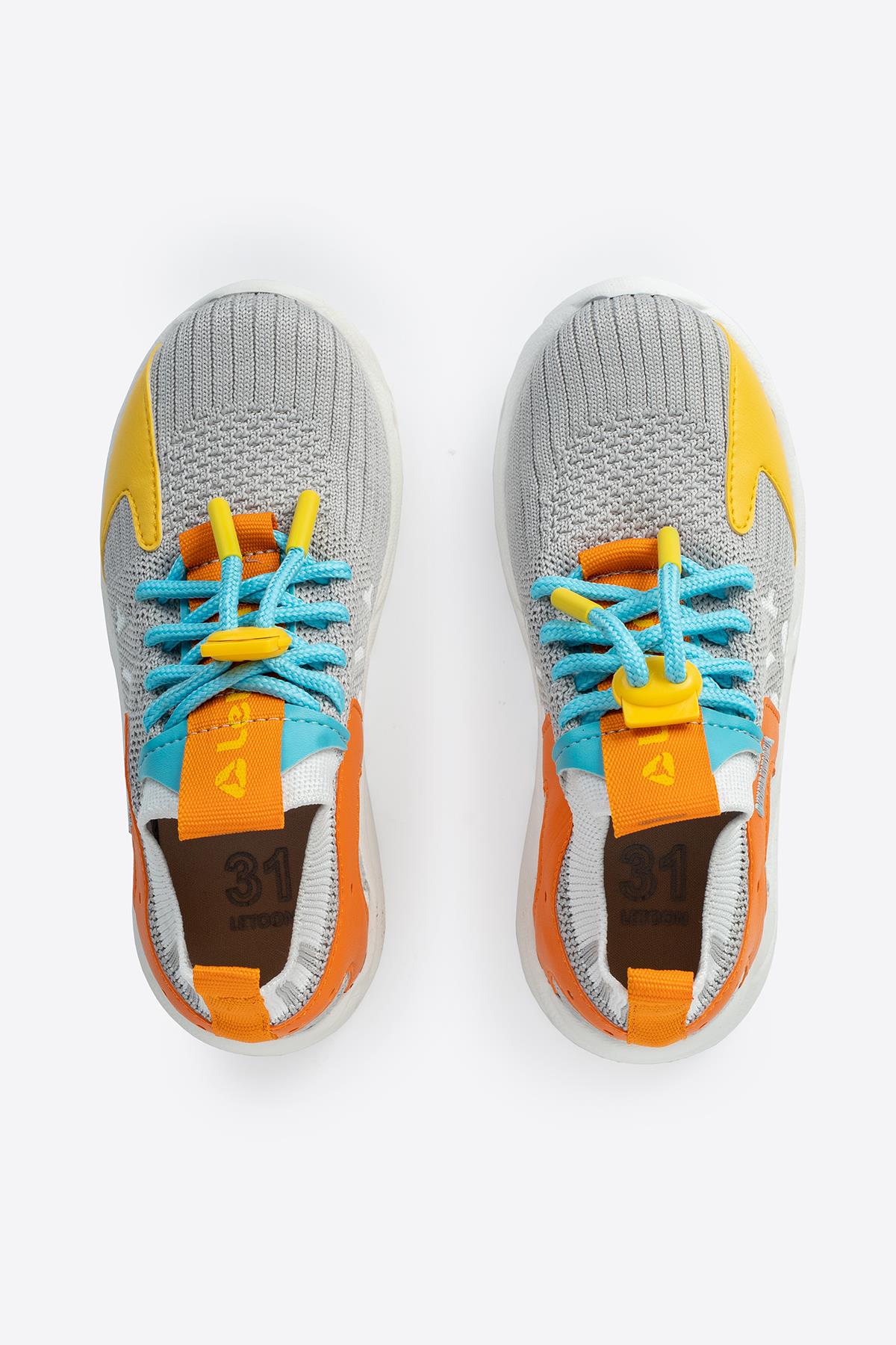 ÇOCUK SPOR AYAKKABI RENKLİ ŞIK SNEAKER AYDA - Görsel 7