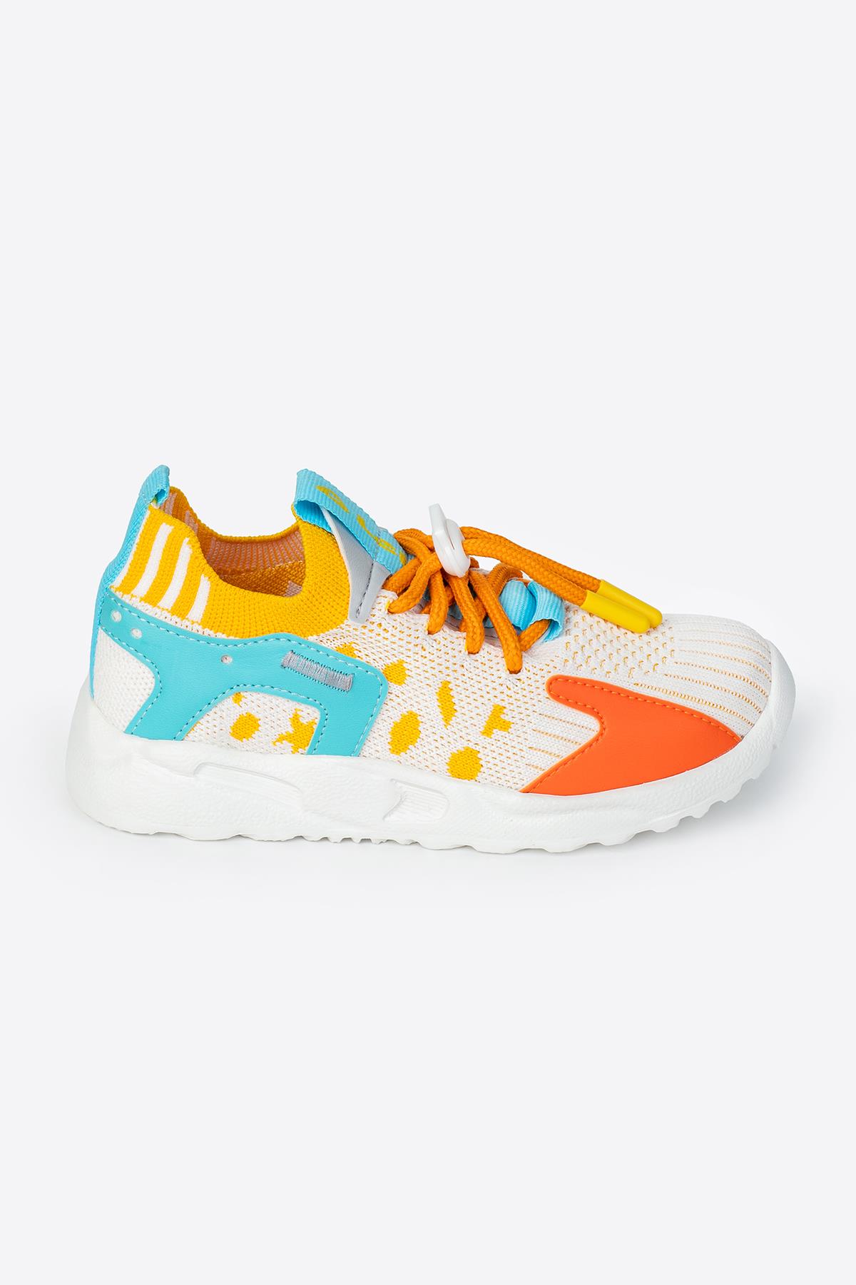 ÇOCUK SPOR AYAKKABI RENKLİ ŞIK SNEAKER AYDA - Görsel 3