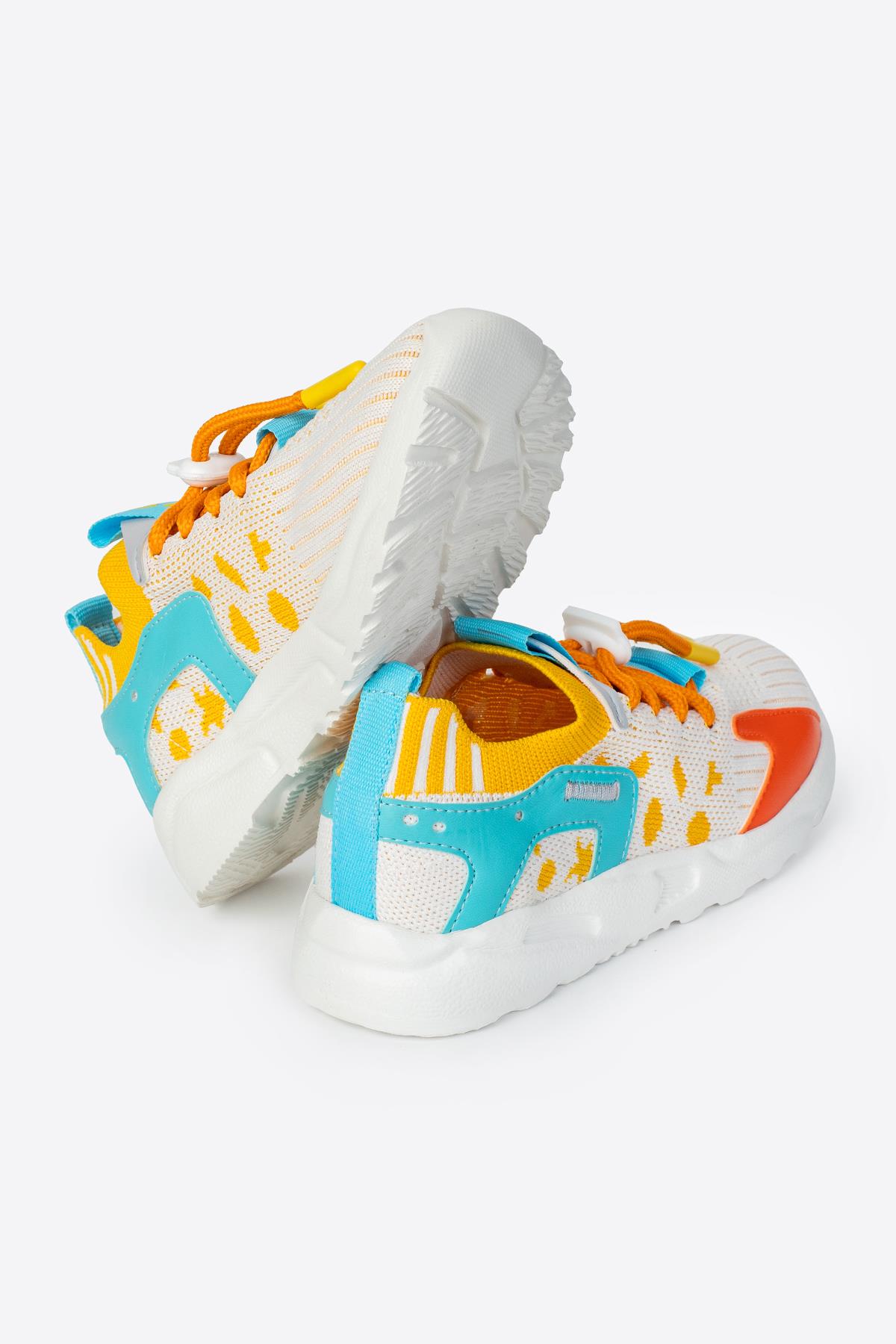 ÇOCUK SPOR AYAKKABI RENKLİ ŞIK SNEAKER AYDA - Görsel 5