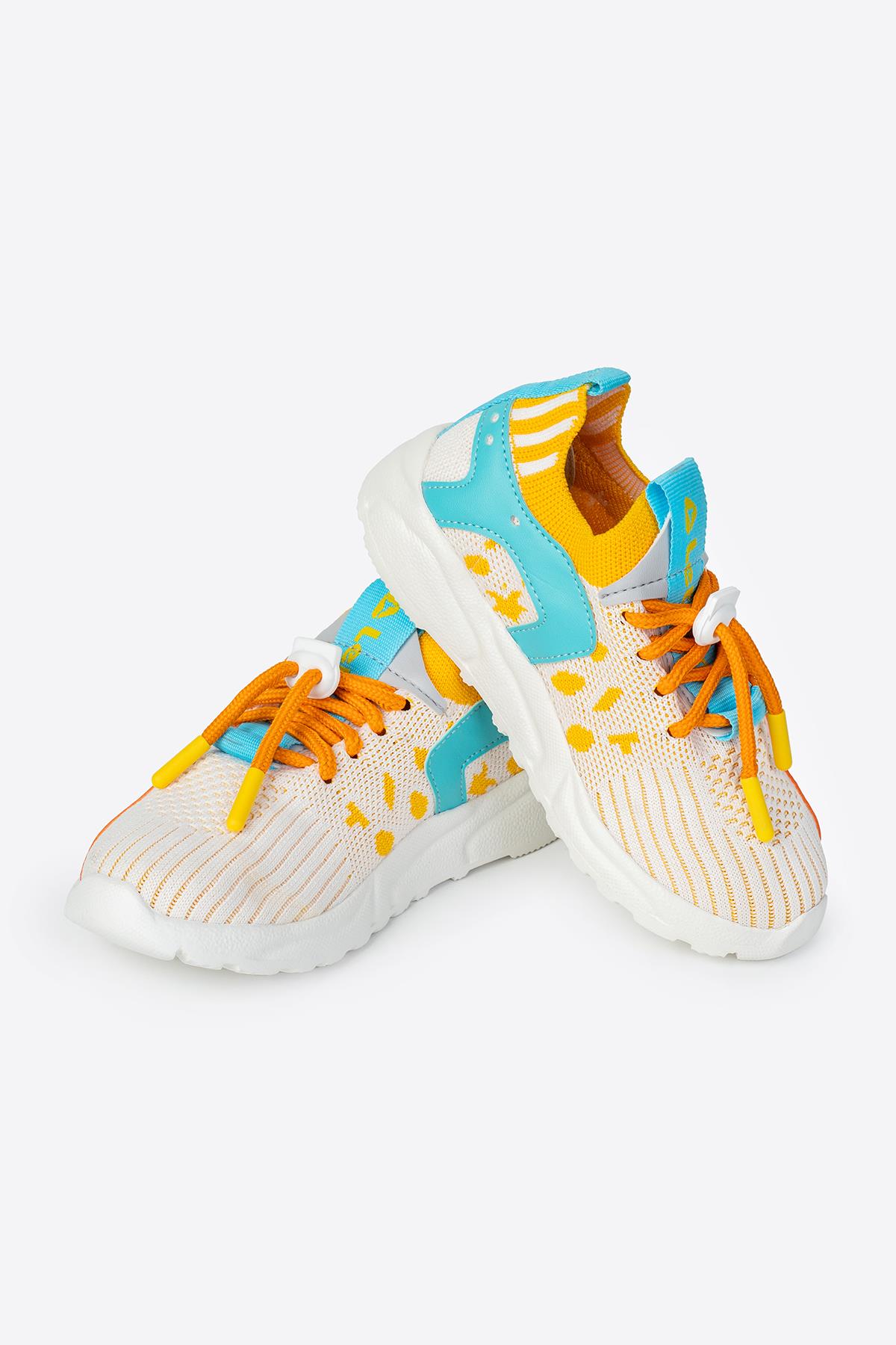 ÇOCUK SPOR AYAKKABI RENKLİ ŞIK SNEAKER AYDA - Görsel 6