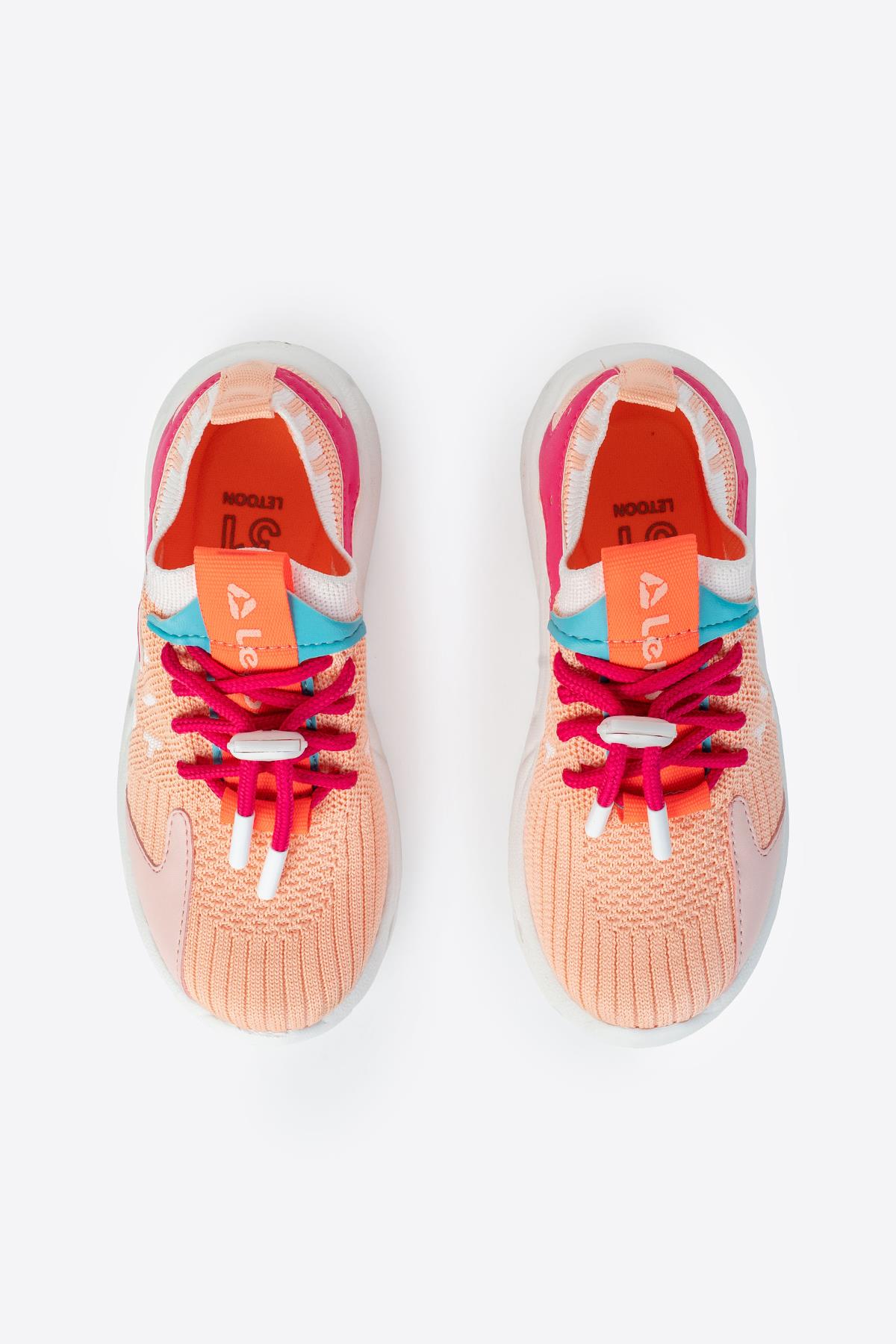 ÇOCUK SPOR AYAKKABI RENKLİ ŞIK SNEAKER AYDA - Görsel 7