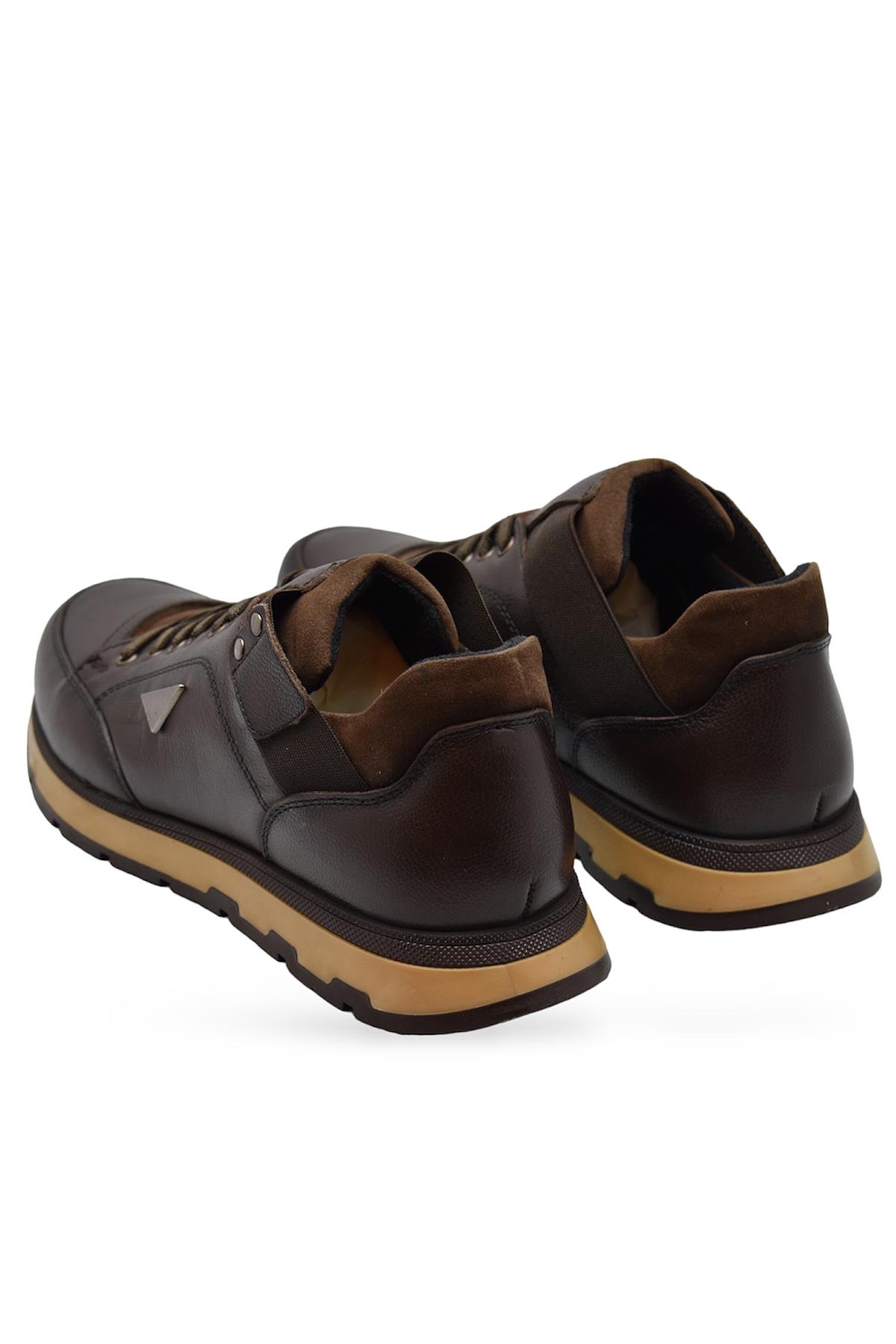 TAB2055 Tam Ortopedik Taban %100 Hakiki Deri Erkek Ayakkabı Kauçuk Kaymaz Taban - Görsel 6