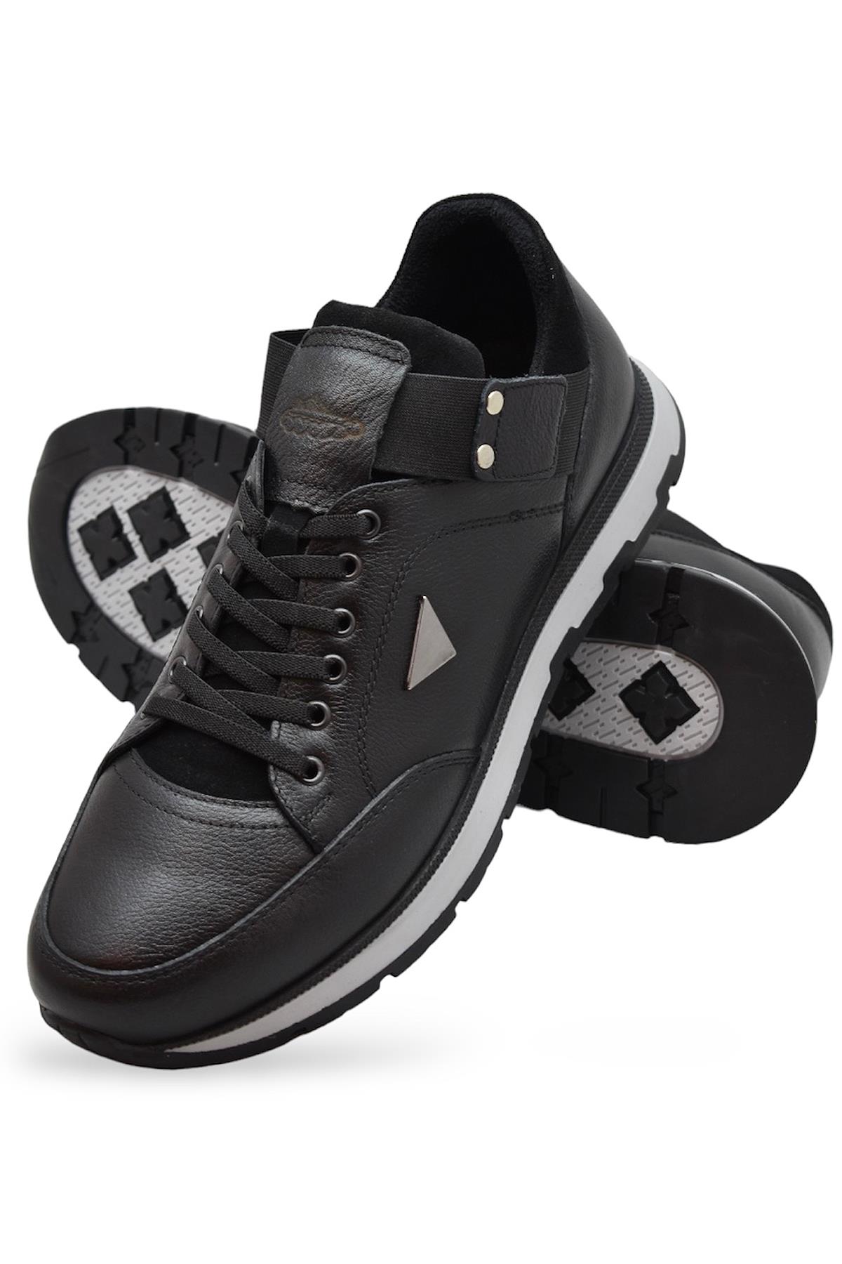 TAB2055 Tam Ortopedik Taban %100 Hakiki Deri Erkek Ayakkabı Kauçuk Kaymaz Taban - Görsel 2