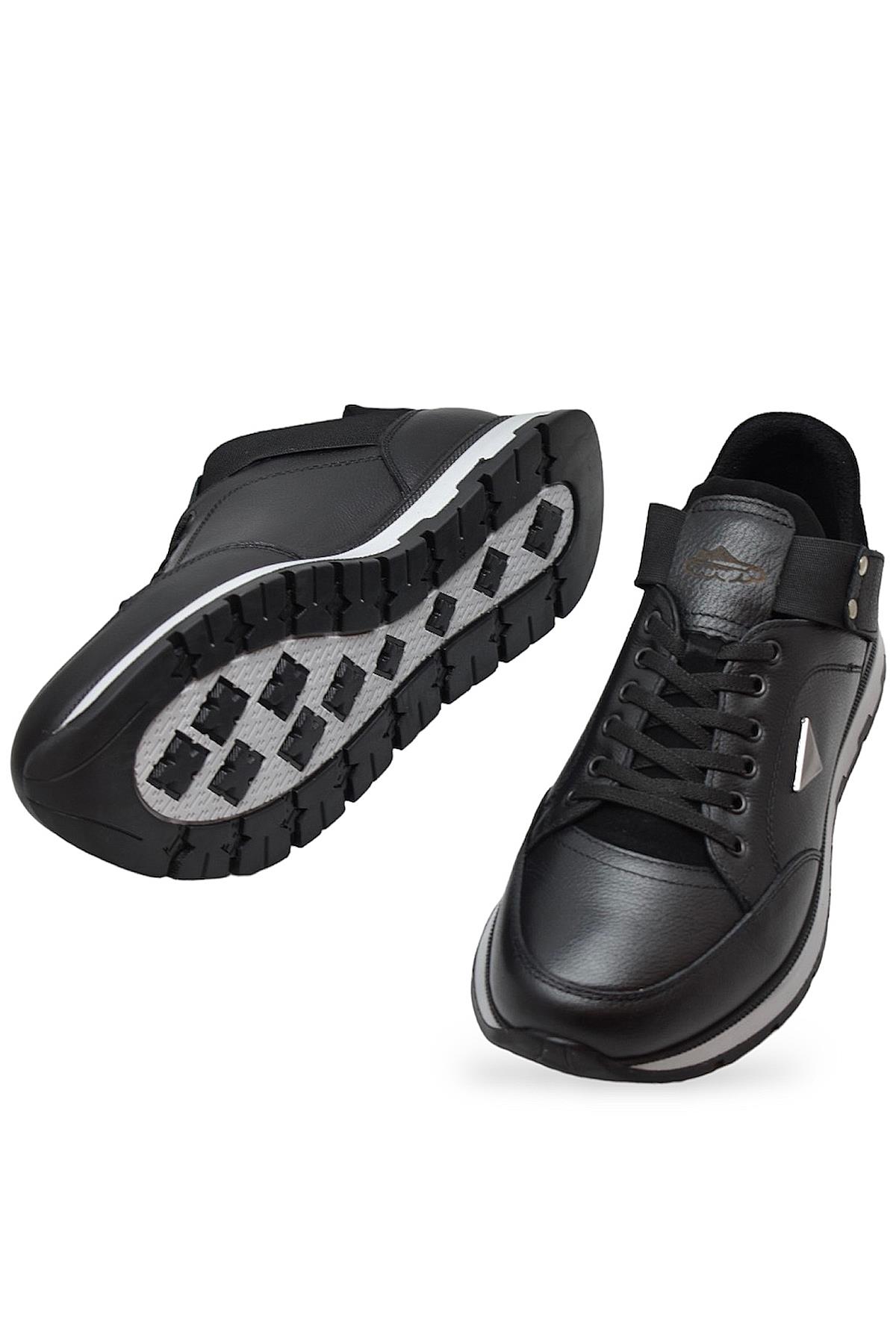 TAB2055 Tam Ortopedik Taban %100 Hakiki Deri Erkek Ayakkabı Kauçuk Kaymaz Taban - Görsel 6