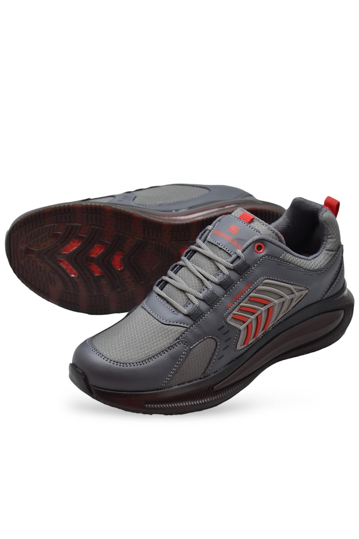 3434 Ortopedik Taban Günlük Erkek Spor Ayakkabı Eva Özel Şeffaf Tabanlı - Görsel 6