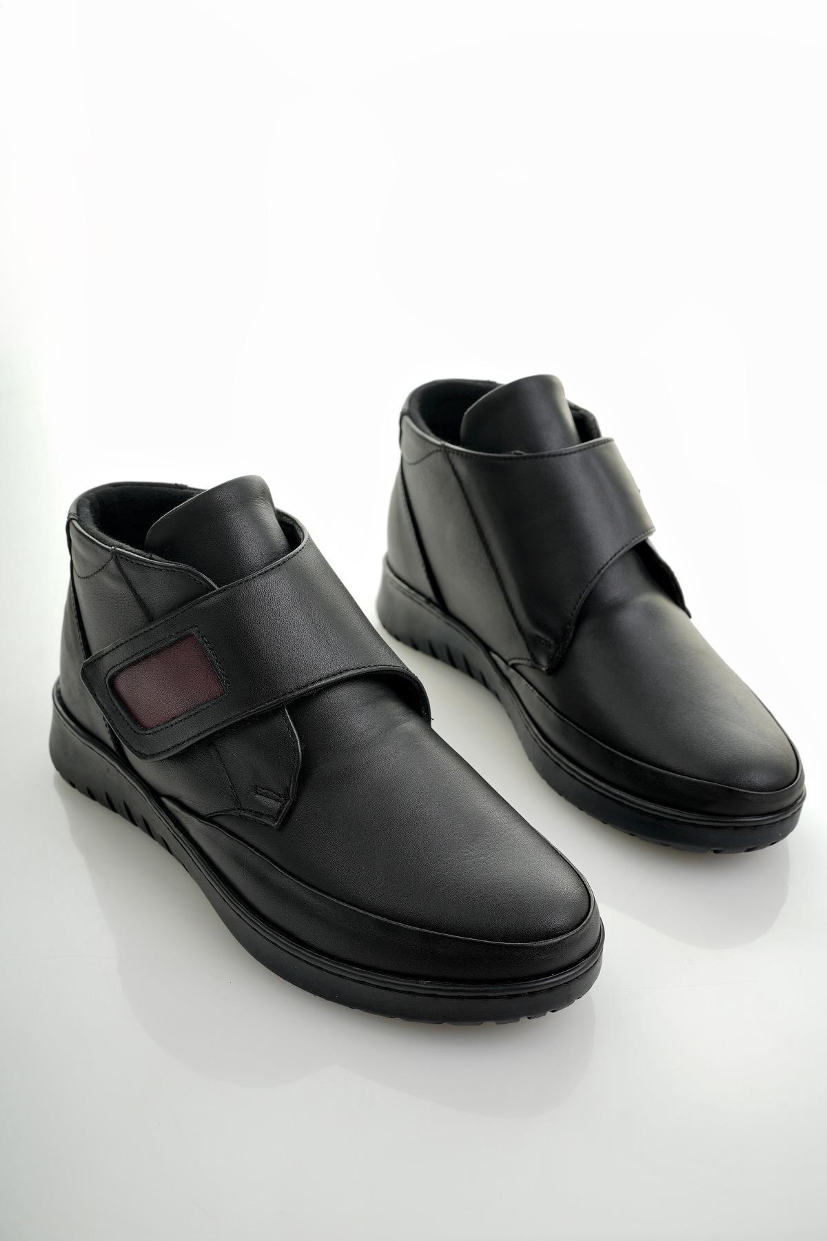 MEDİCALLY Garantili Ortopedik Taban Topuk Dikeni Hakiki Deri Kadın Bot - Görsel 3