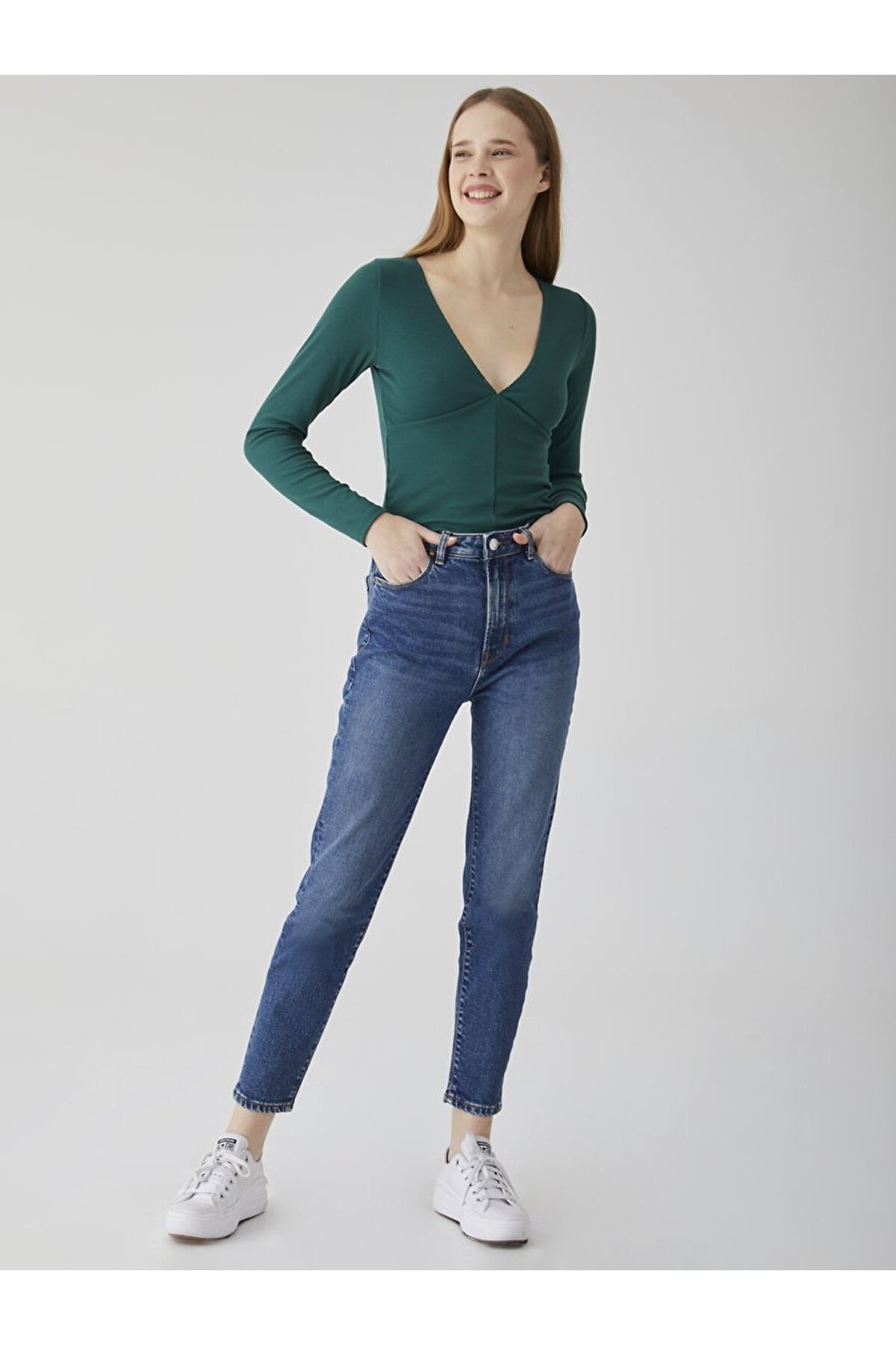 Jean slim mom sale