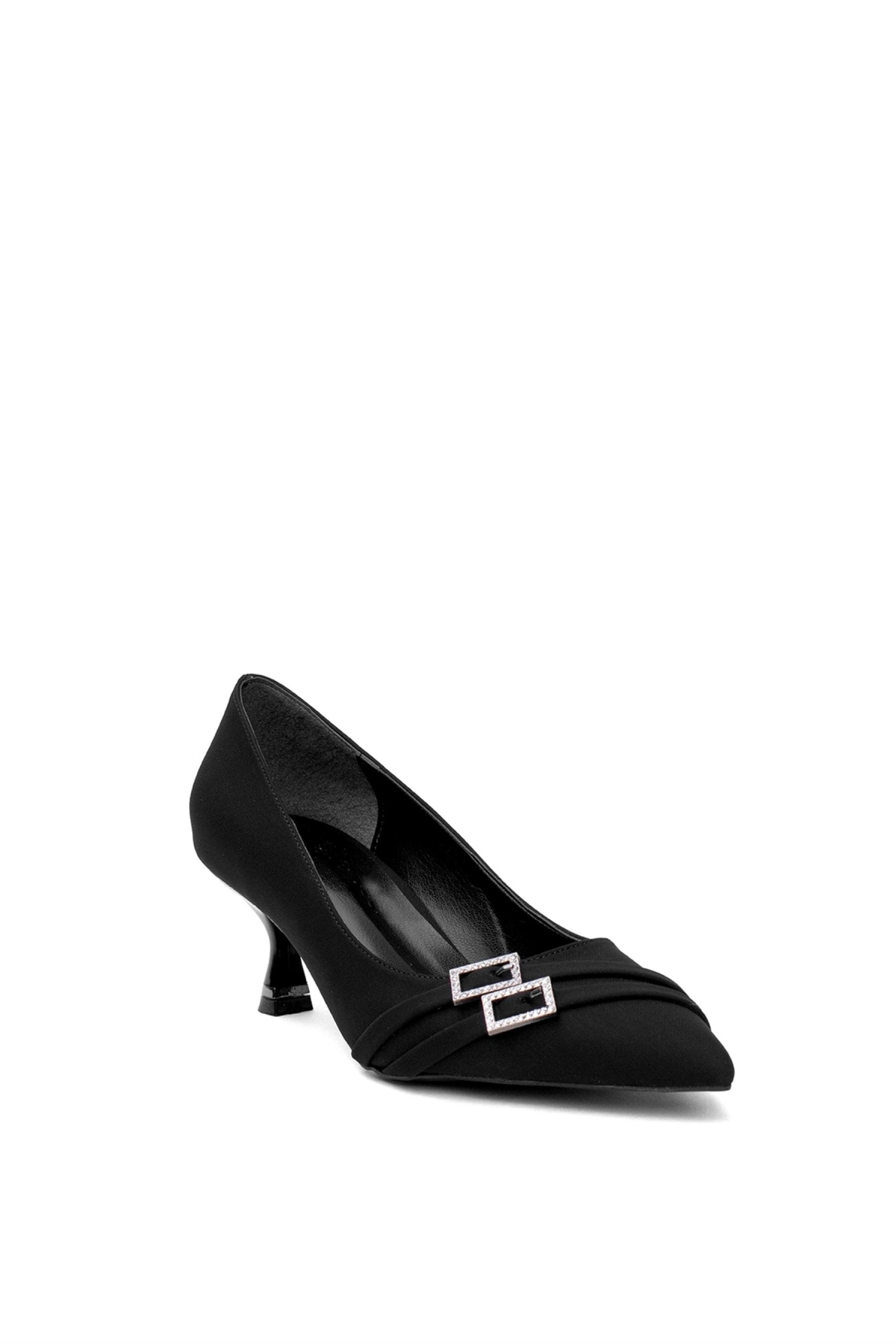 PM492 K030 Kadın Topuklu Ayakkabı Siyah - Görsel 3