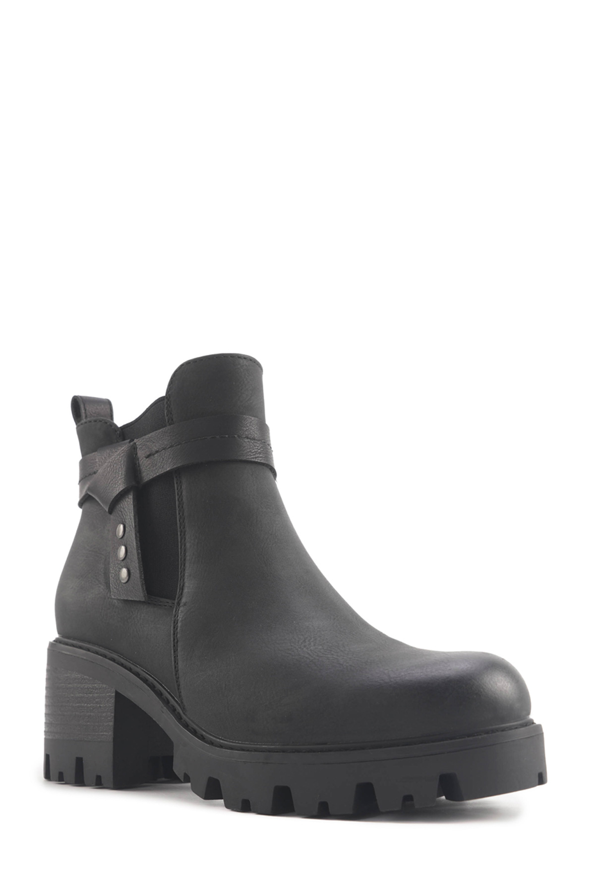 324650.Z 4PR Siyah Kadın Topuklu Bot - Görsel 3