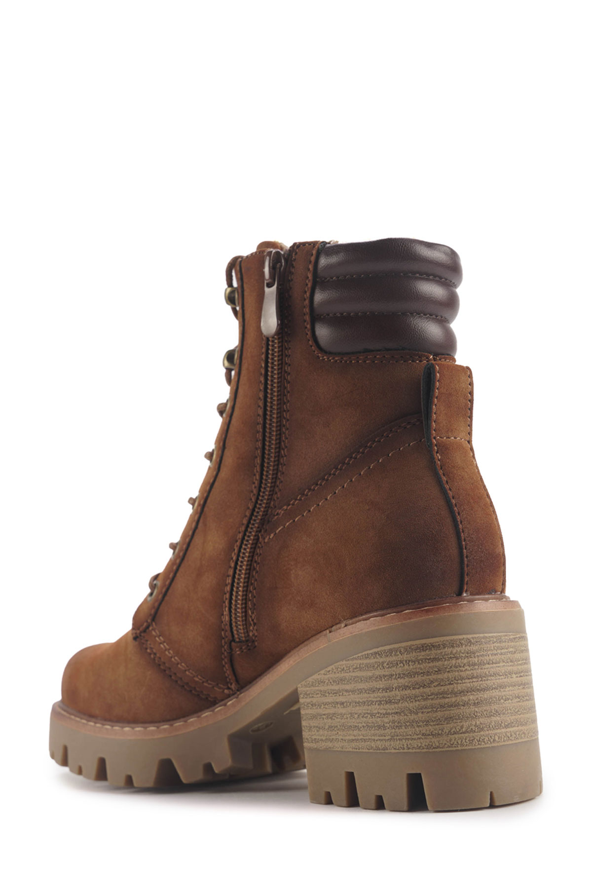 Polaris 324651.Z 4PR Taba Kadın Topuklu Bot - Görsel 4