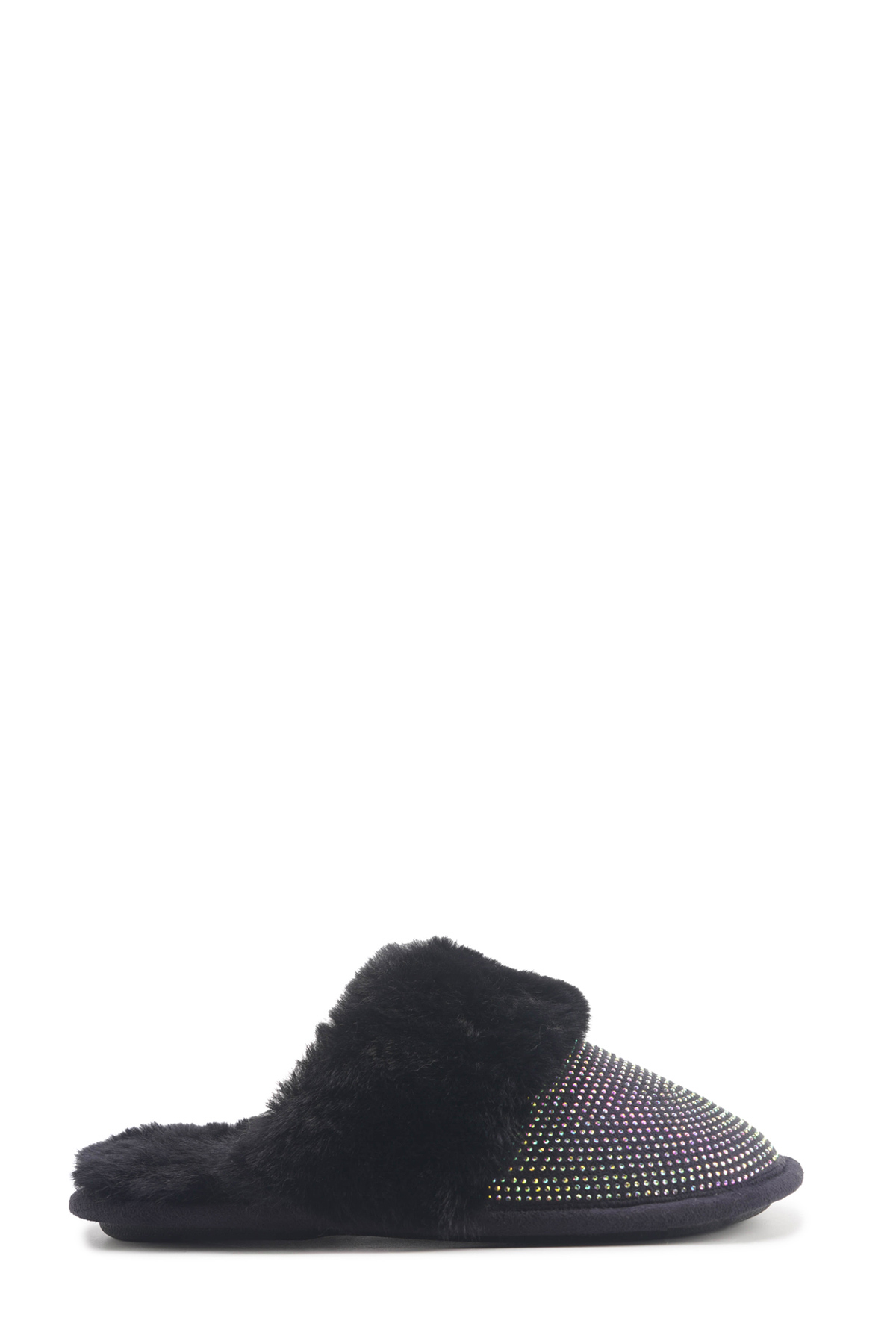 607138.Z4PR Siyah Kadın Ev Terliği - Görsel 2