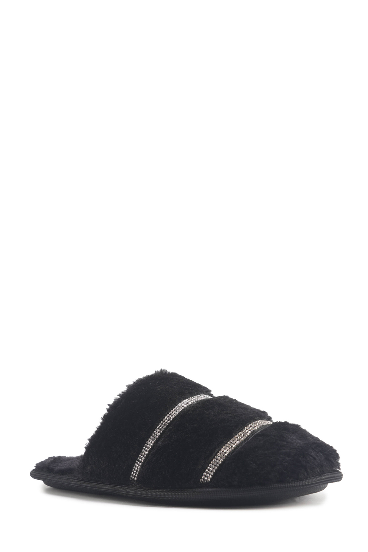 607139.Z4PR Siyah Kadın Ev Terliği - Görsel 3