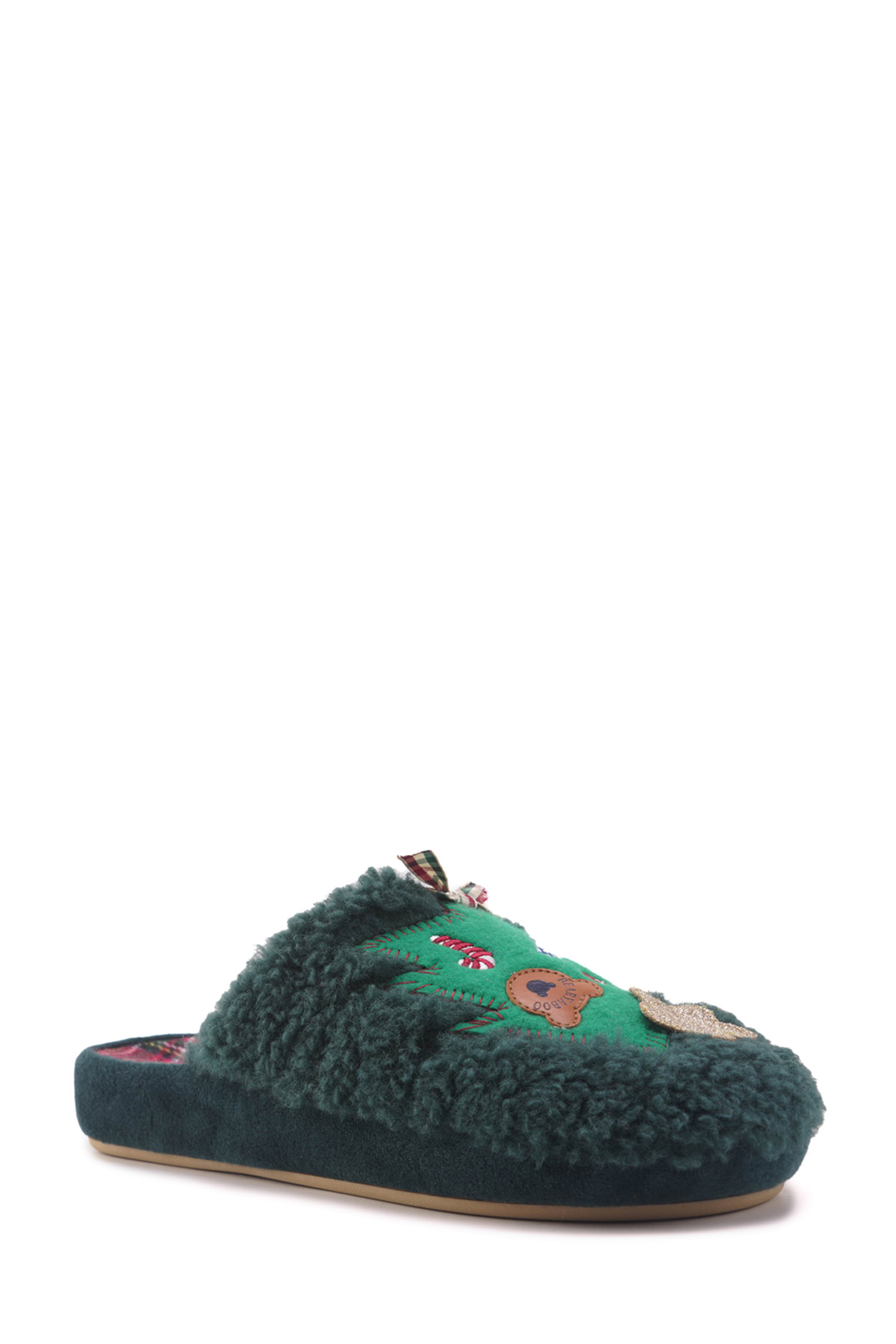 607140.Z4PR Yeşil Kadın Ev Terliği - Görsel 3