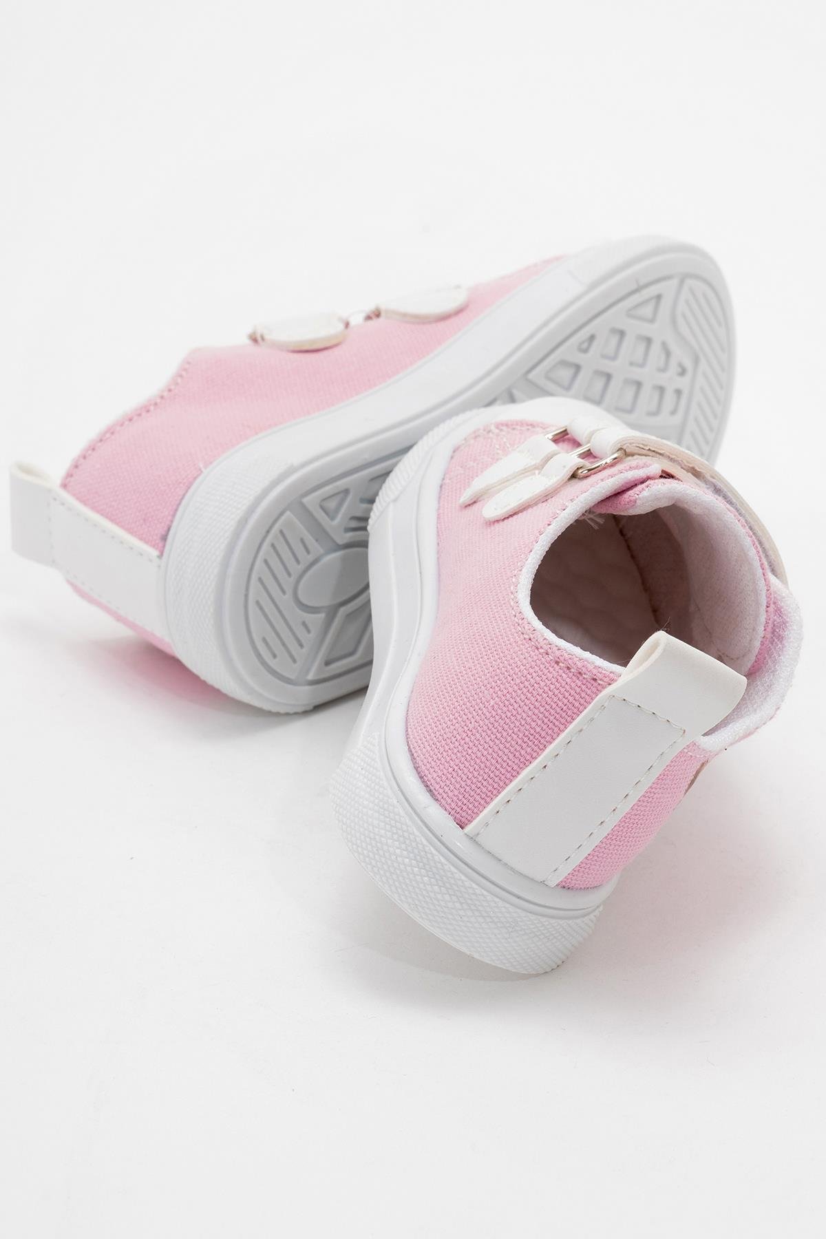 Çocuk Çift Cırtlı Converse PEMBE - Görsel 5