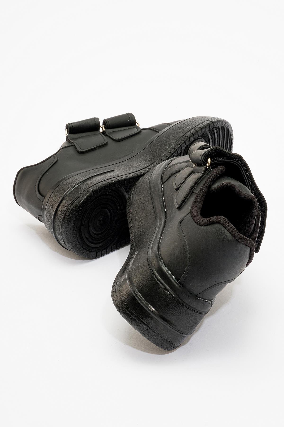 Cırtlı Kadın Spor Ayakkabı SİYAH SİYAH - Görsel 5