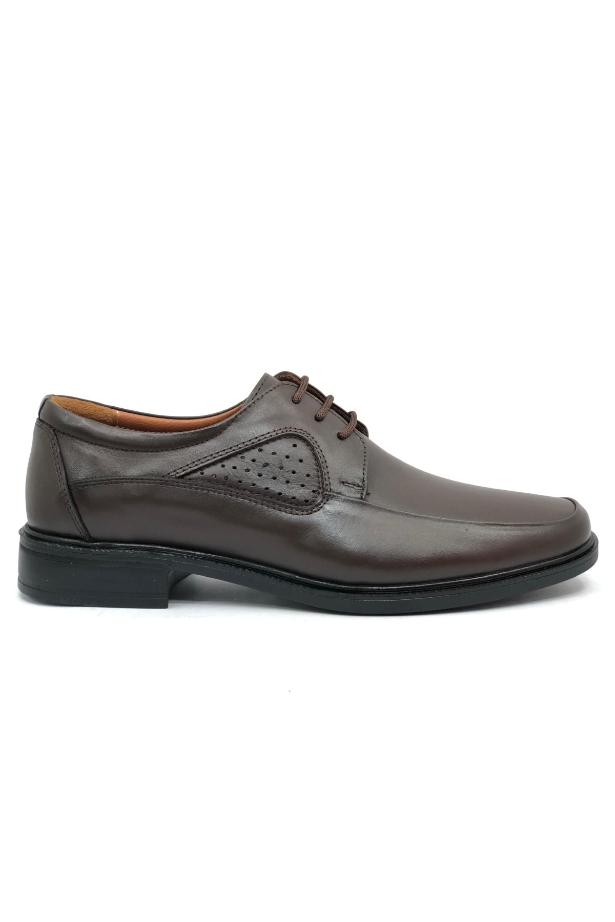 609-1 Hakiki Deri Kaymaz Taban Erkek Klasik Aykkabı - Görsel 3