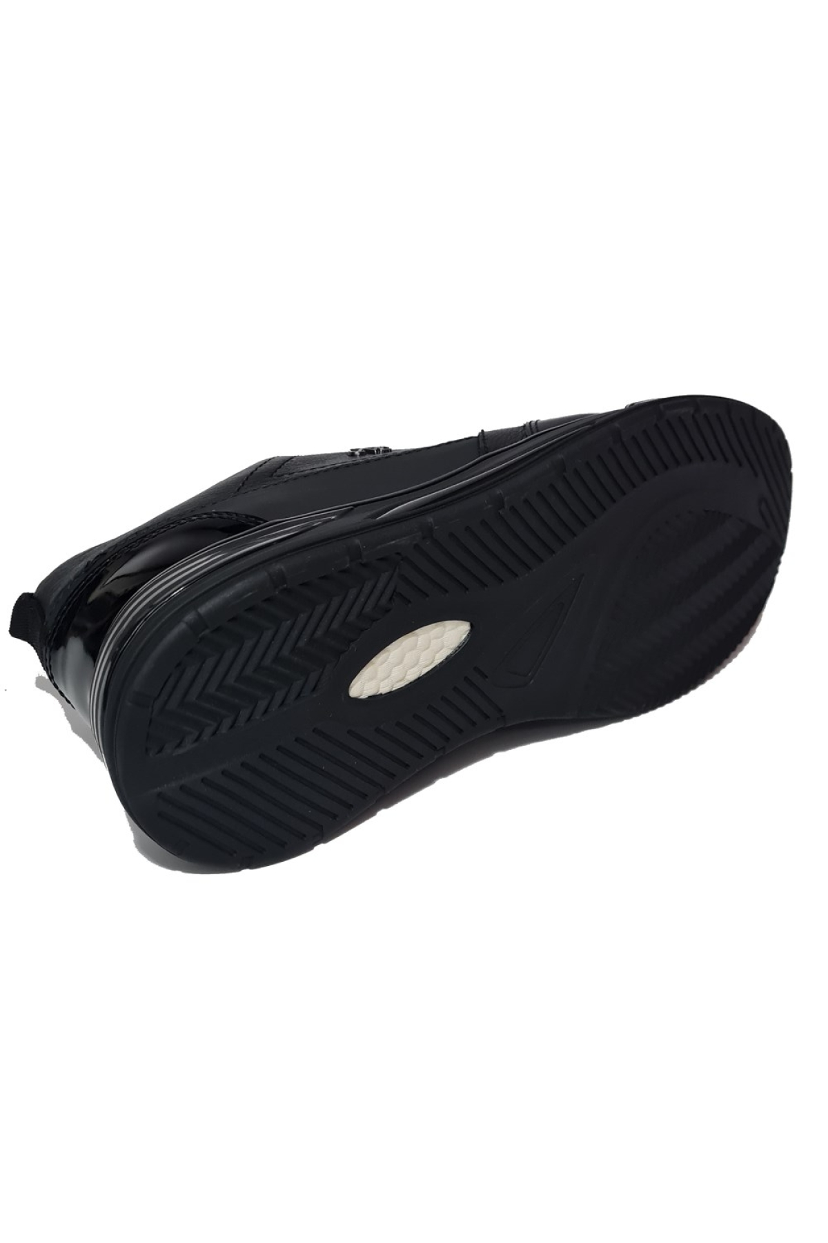 Rugan Parçalı Model Hakiki Deri Kalın Köpük Taban Erkek Sneaker Ayakkabı 20321 - Görsel 5