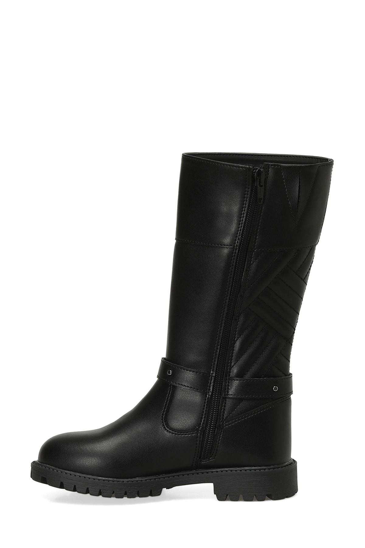 MEDO.F4PR Siyah Kız Çocuk Çizme - Görsel 4