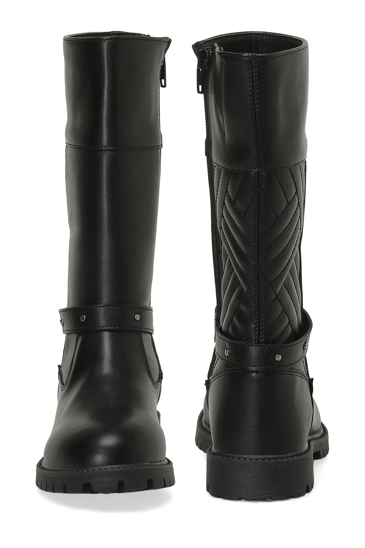 MEDO.F4PR Siyah Kız Çocuk Çizme - Görsel 6