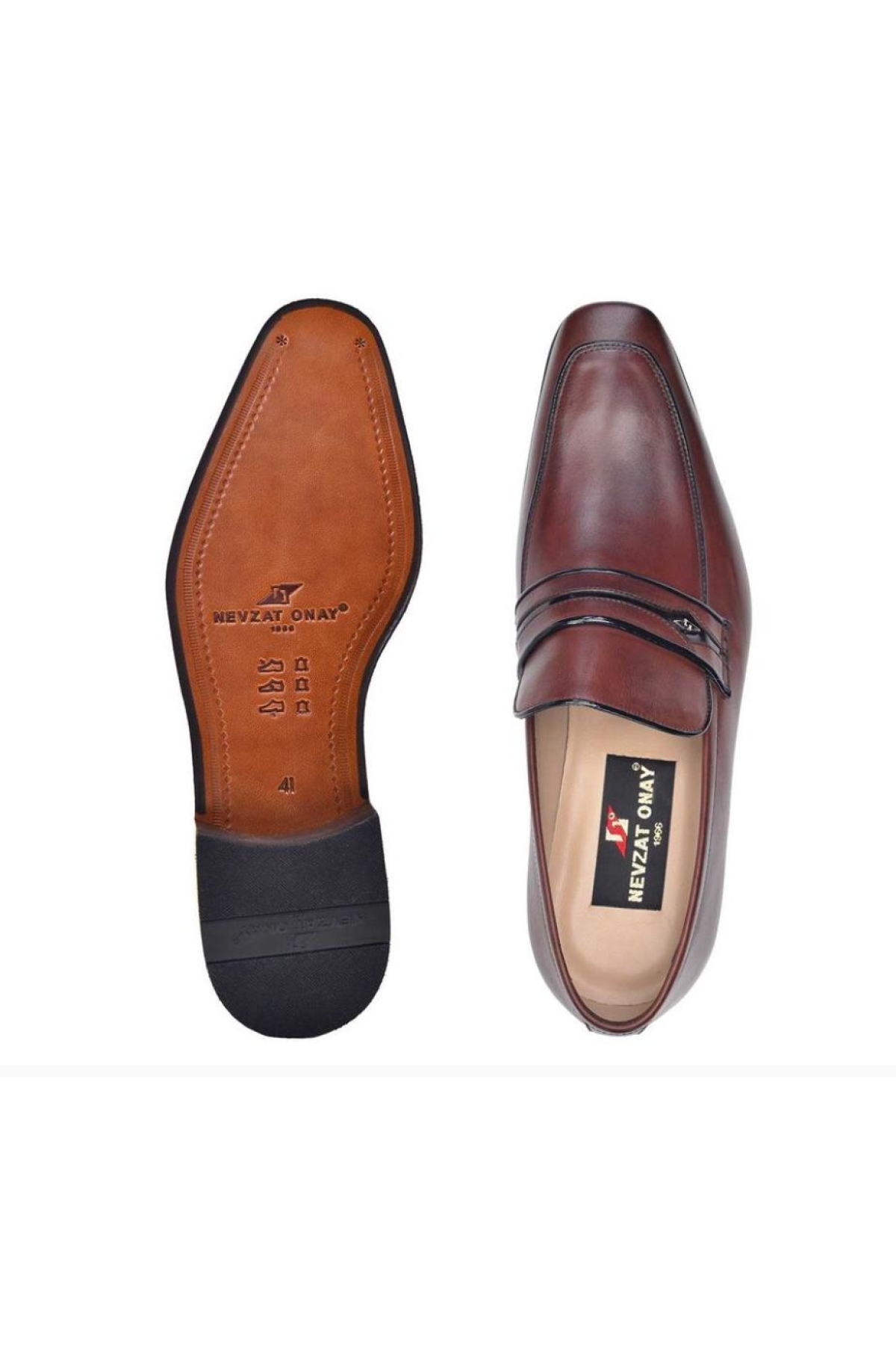 7168-172 PIY Erkek Klasik Kösele Ayakkabı - Görsel 4