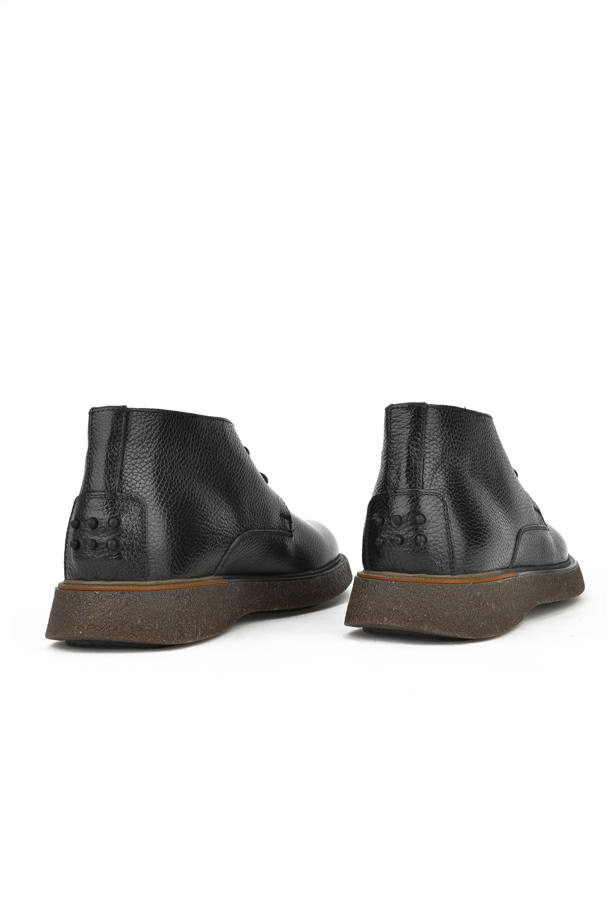 Erkek Hakiki Deri Bot 1331007Z3048 Siyah - Görsel 4