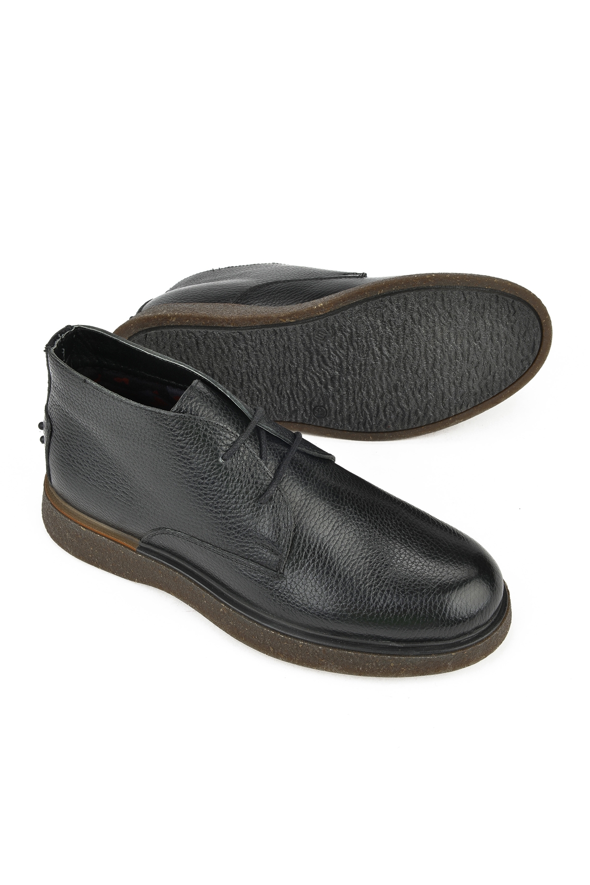 Erkek Hakiki Deri Bot 1331007Z3048 Siyah - Görsel 5