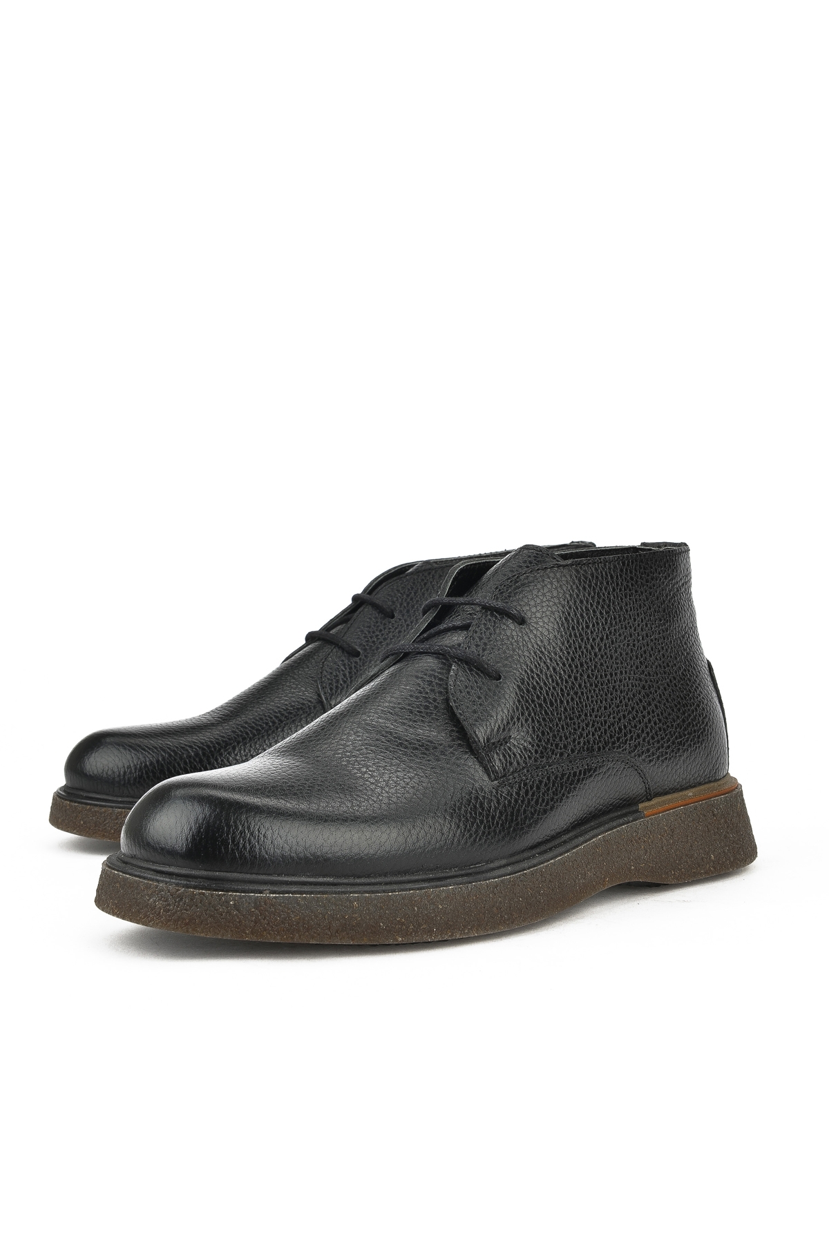 Erkek Hakiki Deri Bot 1331007Z3048 Siyah - Görsel 6