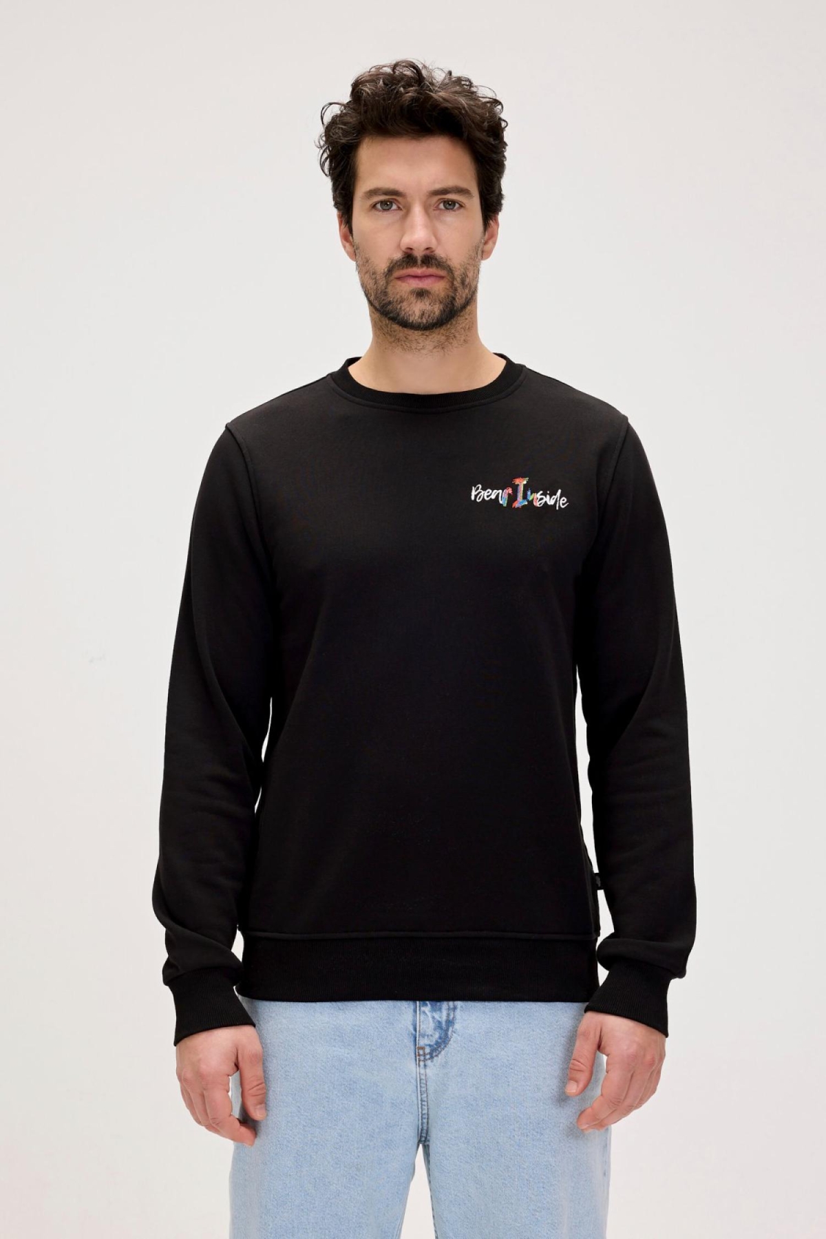 24.02.12.022 Splashy Crewneck Erkek Sweatshirt