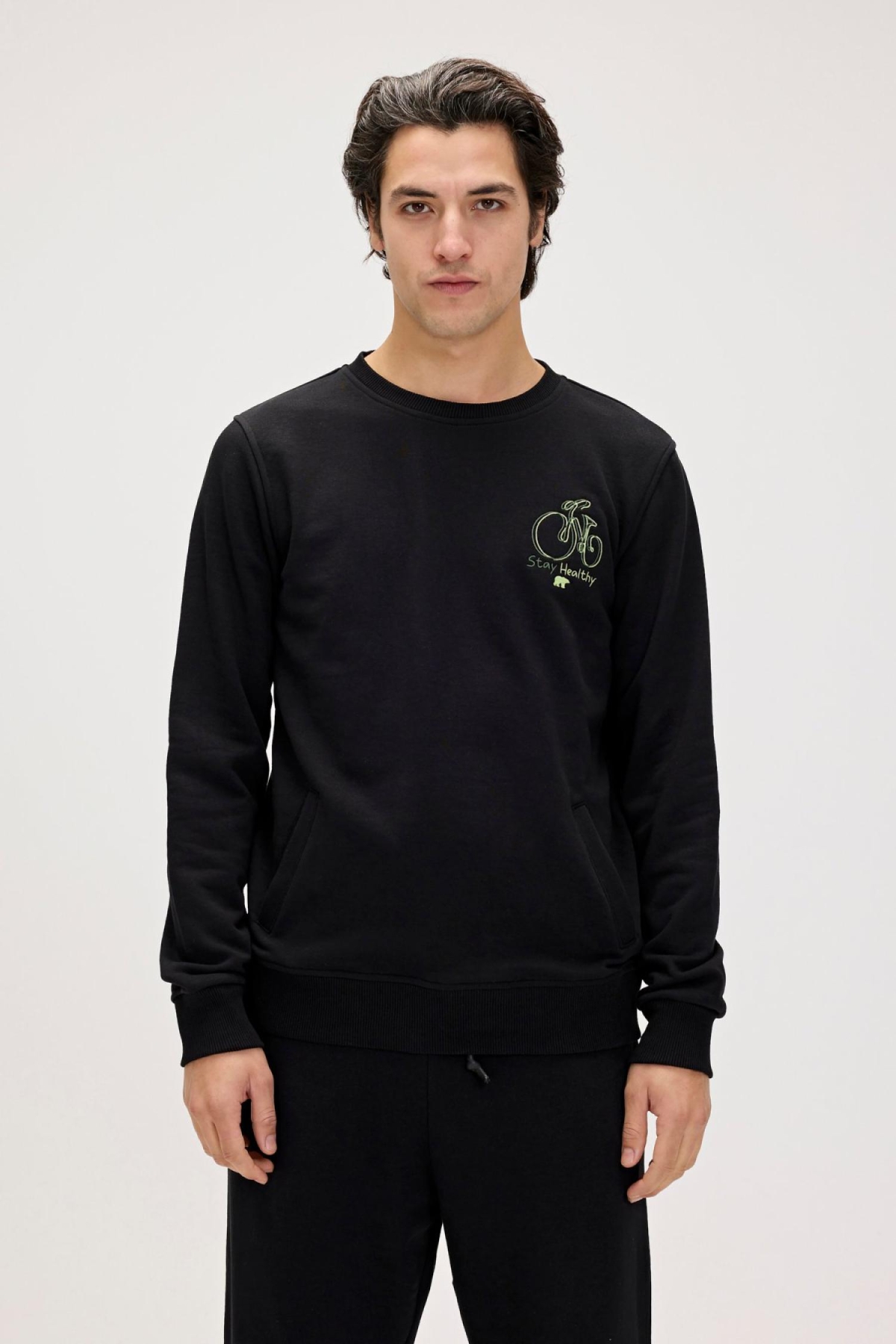 24.02.12.021 Runway Crewneck Erkek Sweatshirt