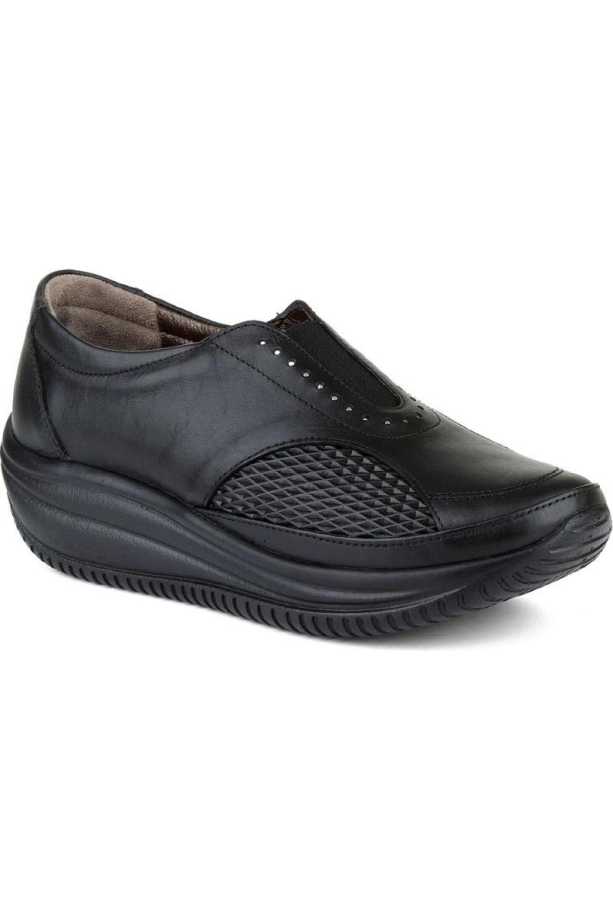 PC-54372 Kemik Çıkıntısına Uygun Anatomik Taban Hakiki Deri Kadın Ayakkabı - Görsel 4