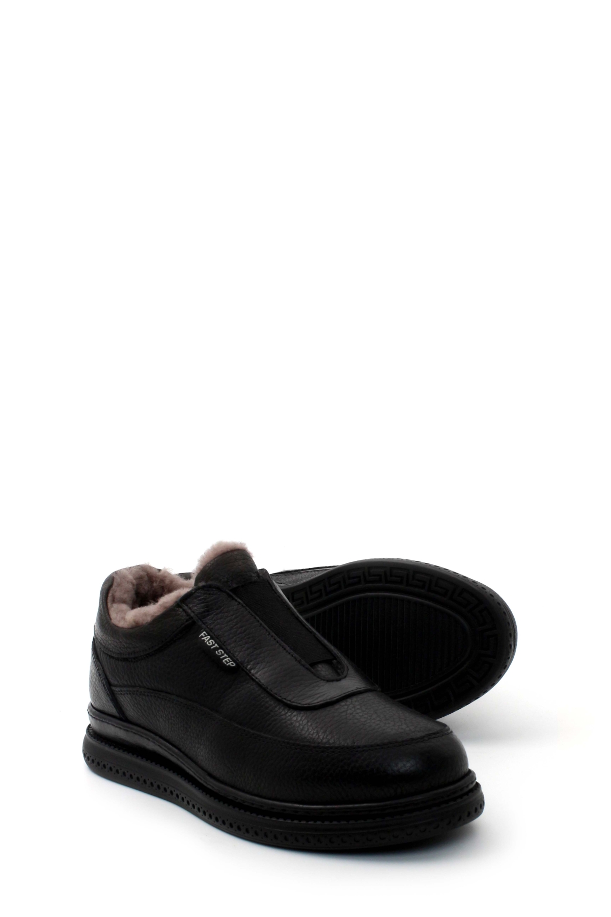 Hakiki Deri Kürklü Kadın Casual Ayakkabı 583KZA7024 - Görsel 4