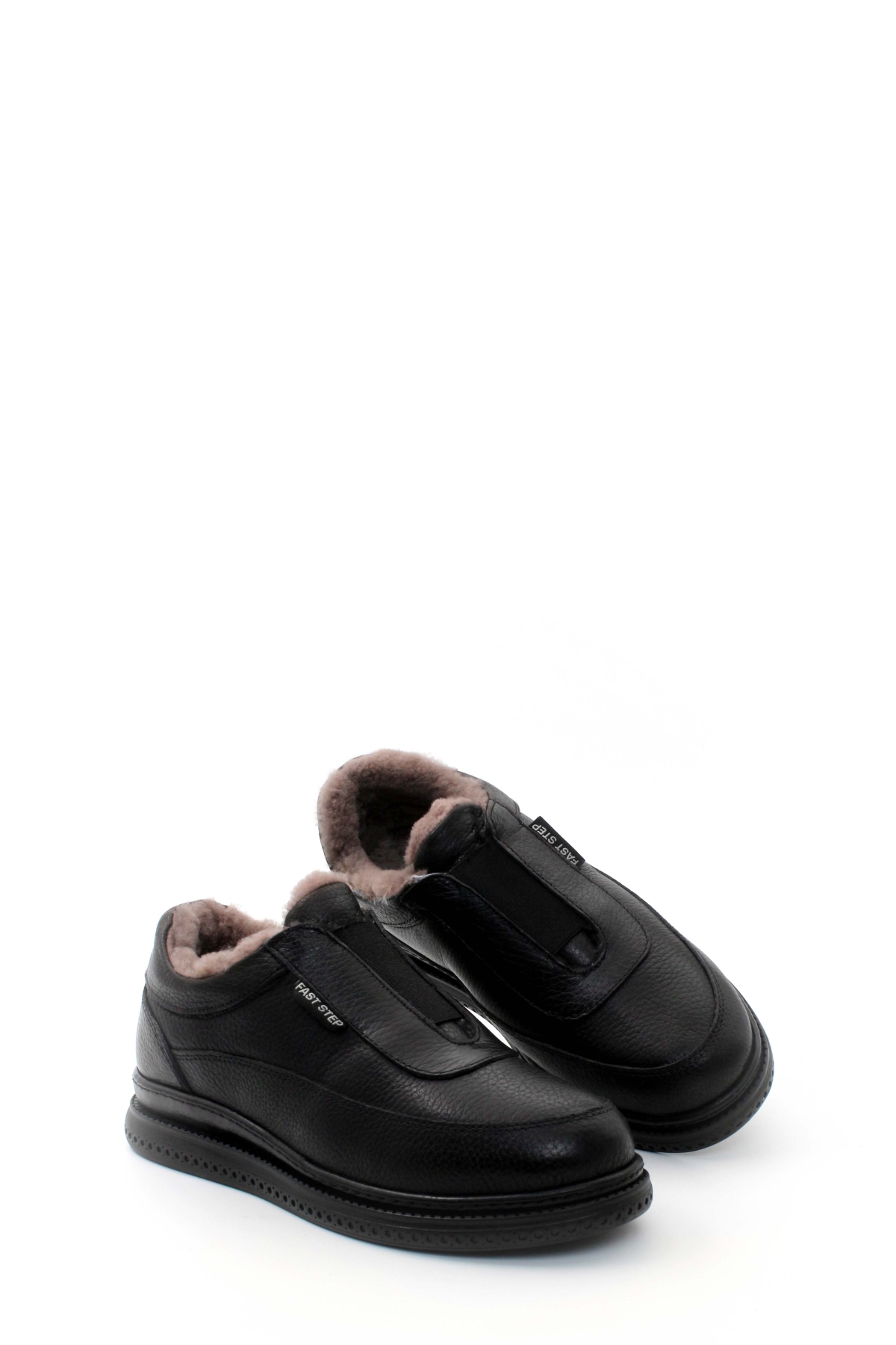 Hakiki Deri Kürklü Kadın Casual Ayakkabı 583KZA7024 - Görsel 5