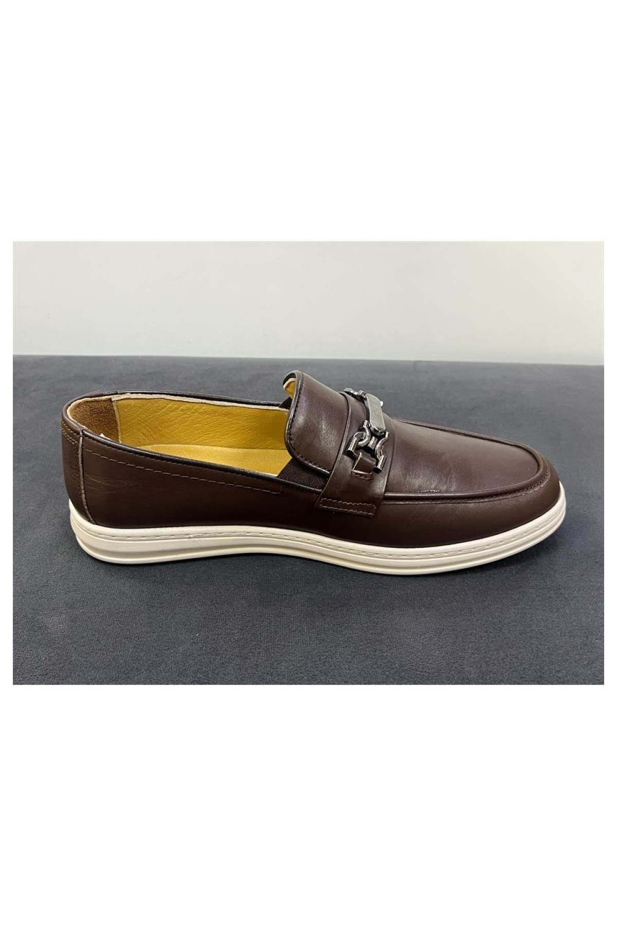 1074 Kahve Deri Günlük Erkek Casual Ayakkabı - Görsel 3